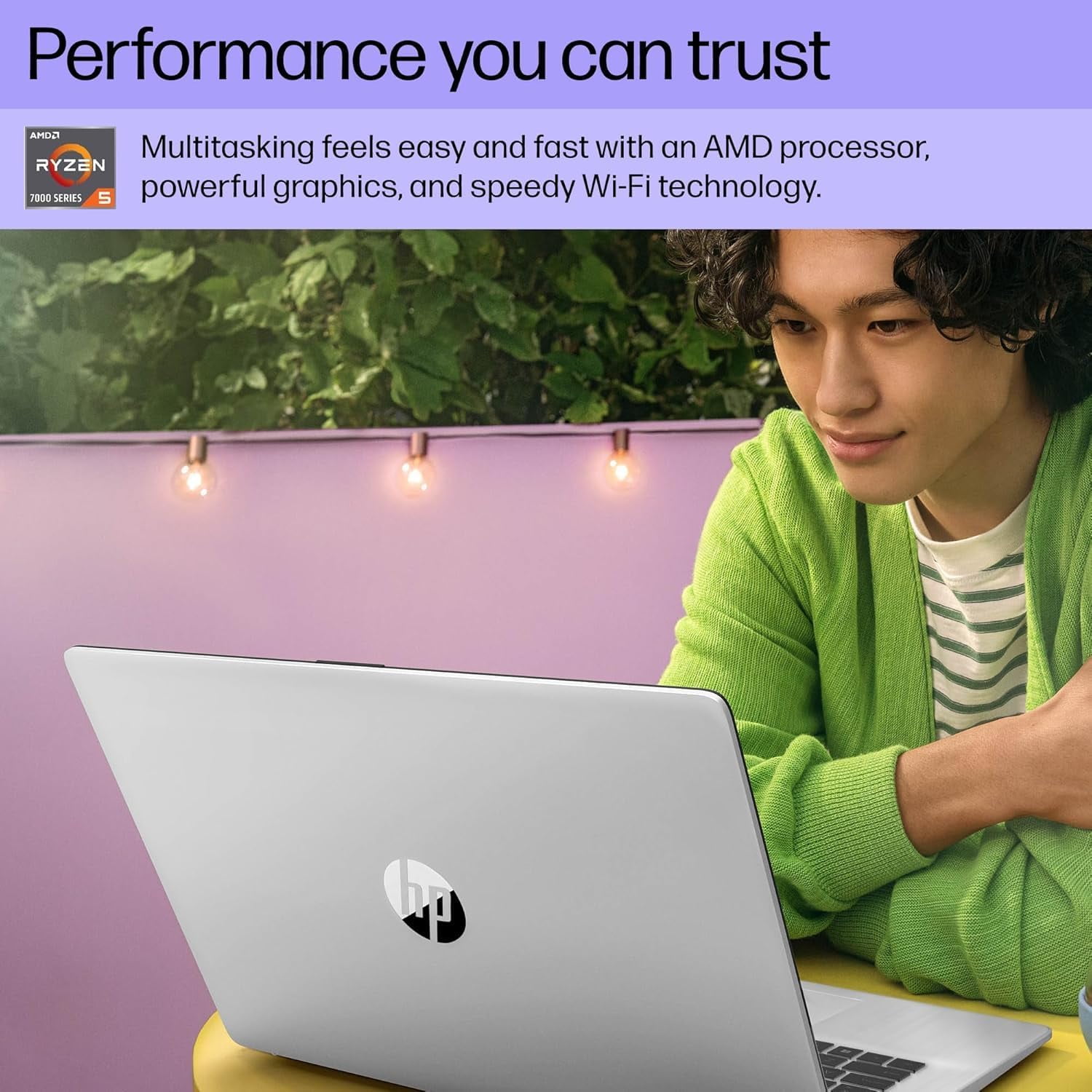 HP 17.3 inch Touchscreen Business Laptop, AMD Ryzen 5 7530U, 64GB RAM, 2TB SSD, Windows 11 Pro (Silver, 17.3 in) nobky