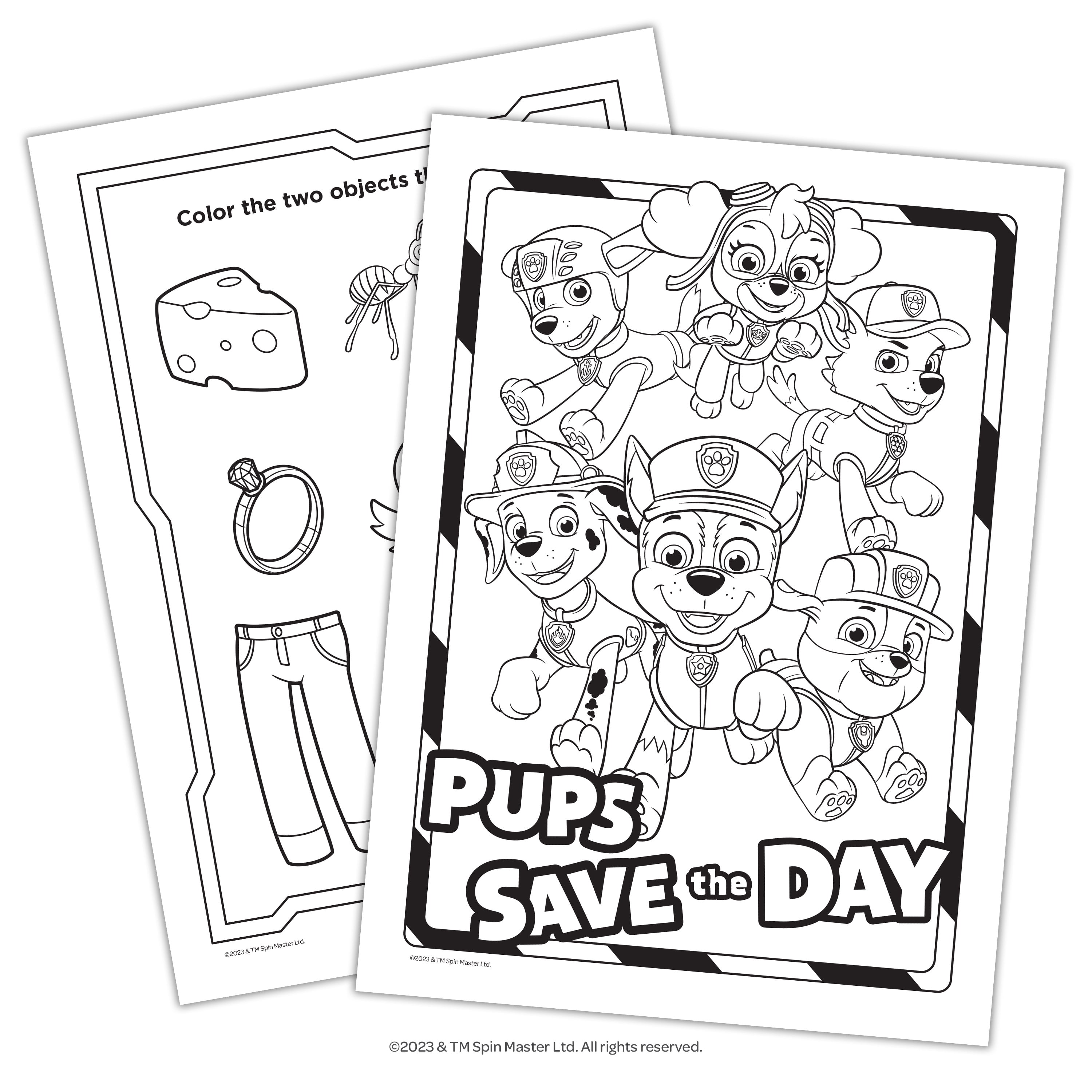 PAW Patrol Jumbo Coloring Book, Activity Book for Kids (64 Pages, 10.75 in x 7.75 in) rot9i