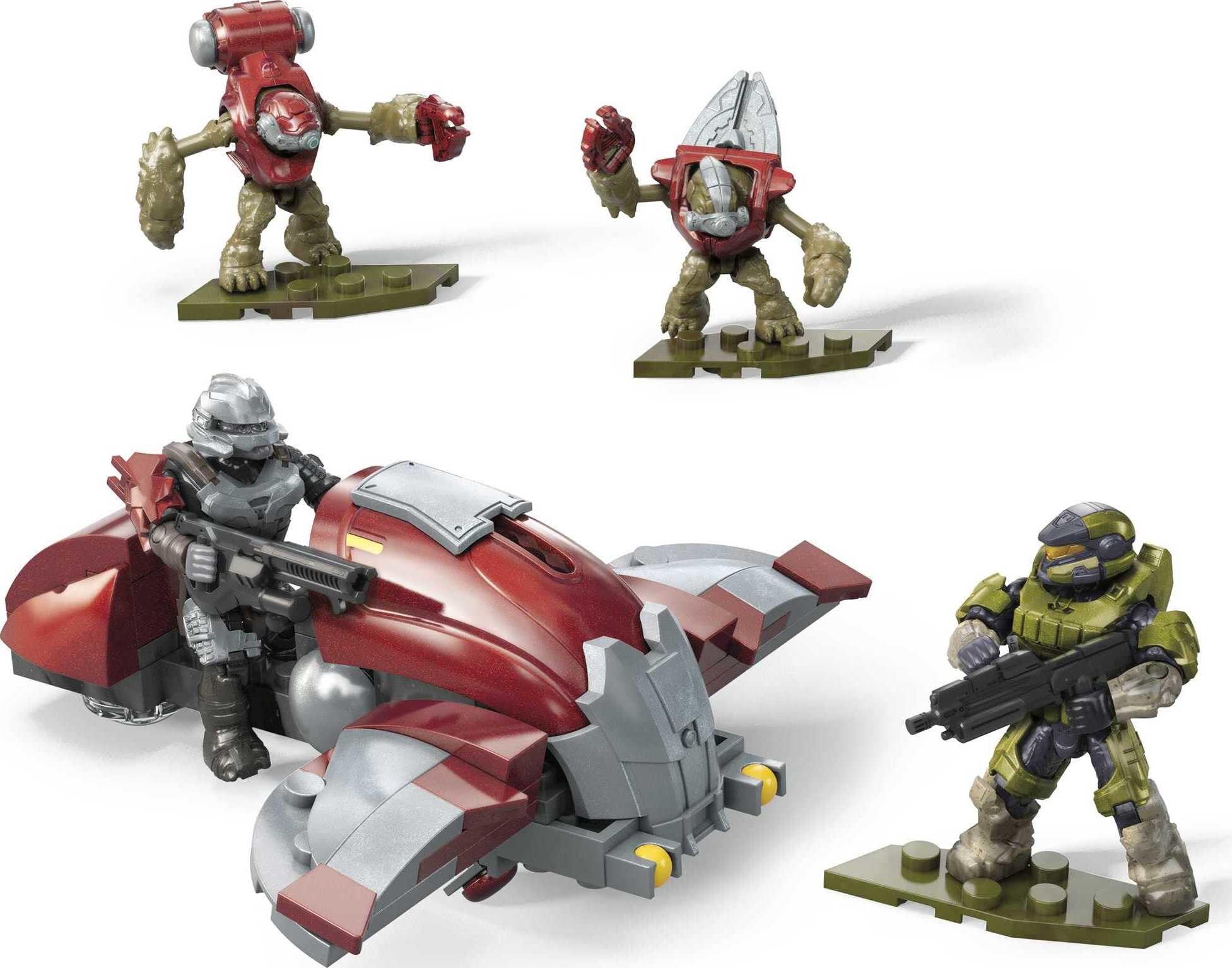 MEGA Halo Infinite Hijacked Ghost 2-in-1 Building Set (123 Pieces) lje0u