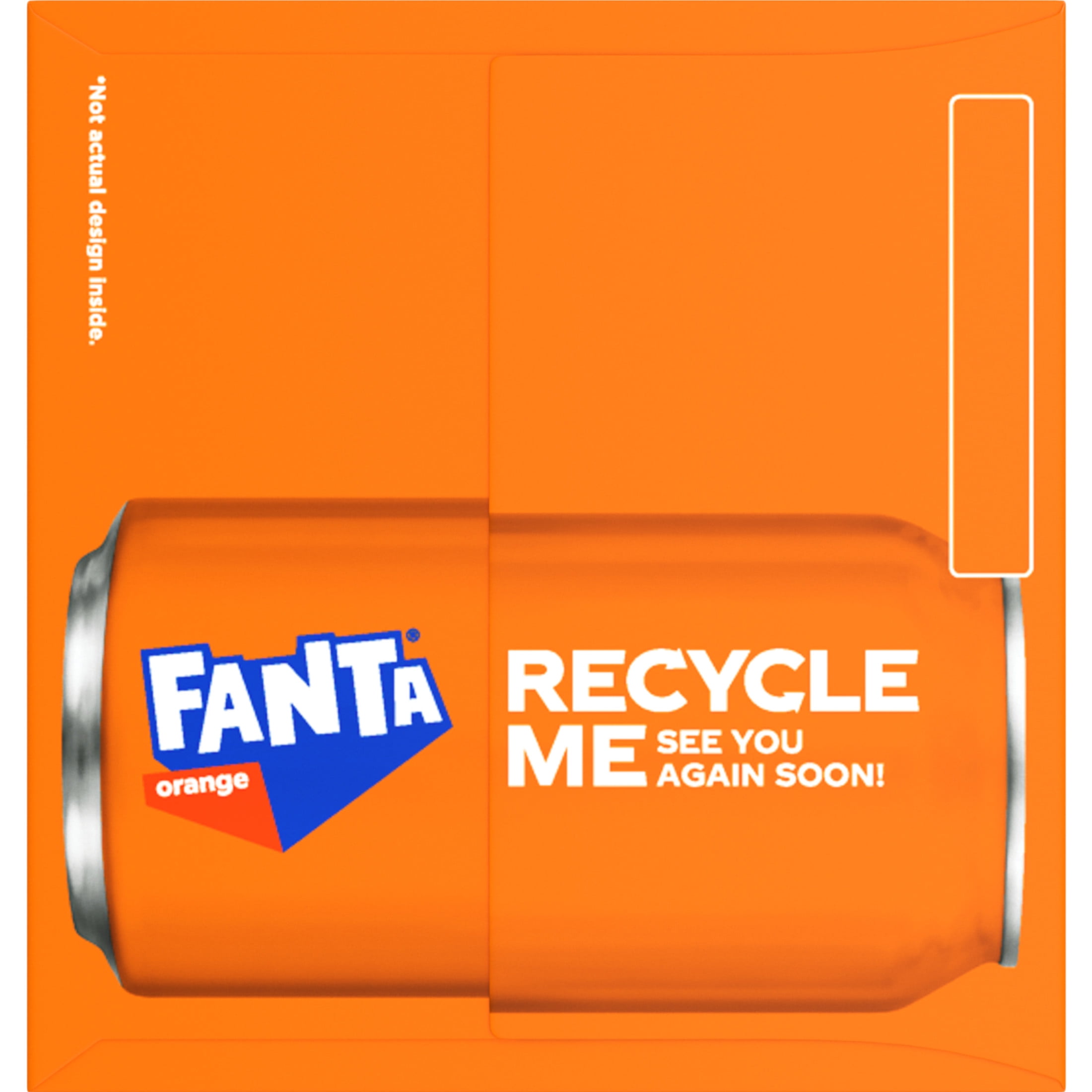 Fanta Orange Soda Pop, Refreshing Fruit Flavored Soft Drink (Orange, 12 fl oz, 12 Pack) 7wowa