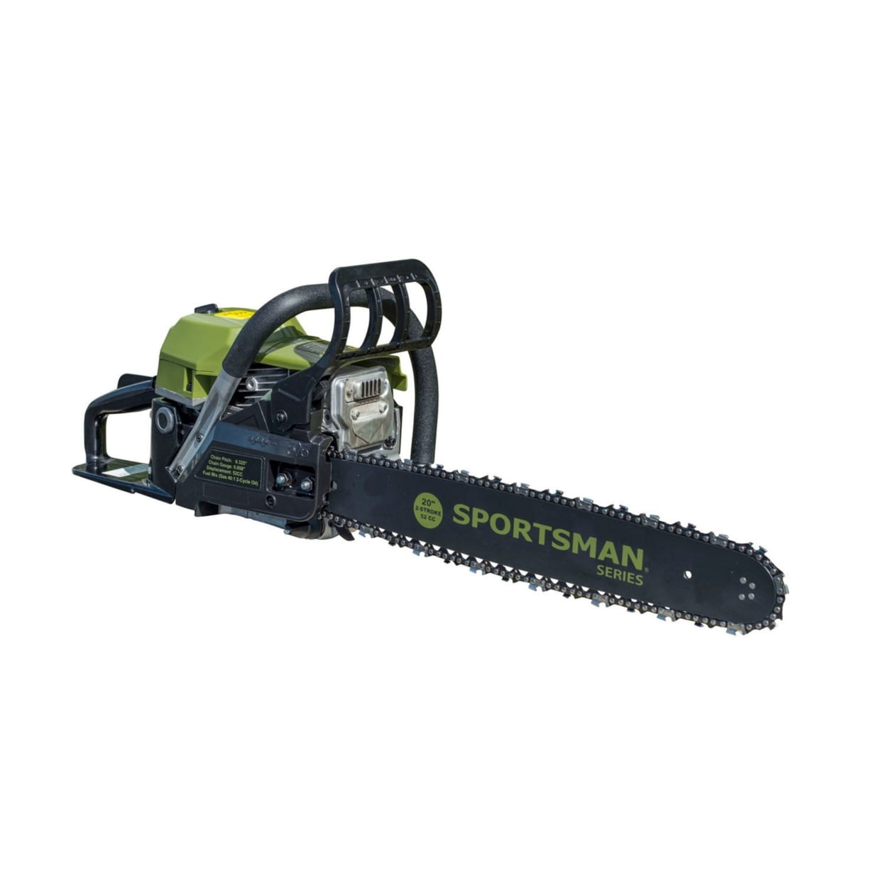 Sportsman Series 20 in. Gas Powered 2-Stroke Rear Handle Chainsaw (52cc, 20 in) qrk4g