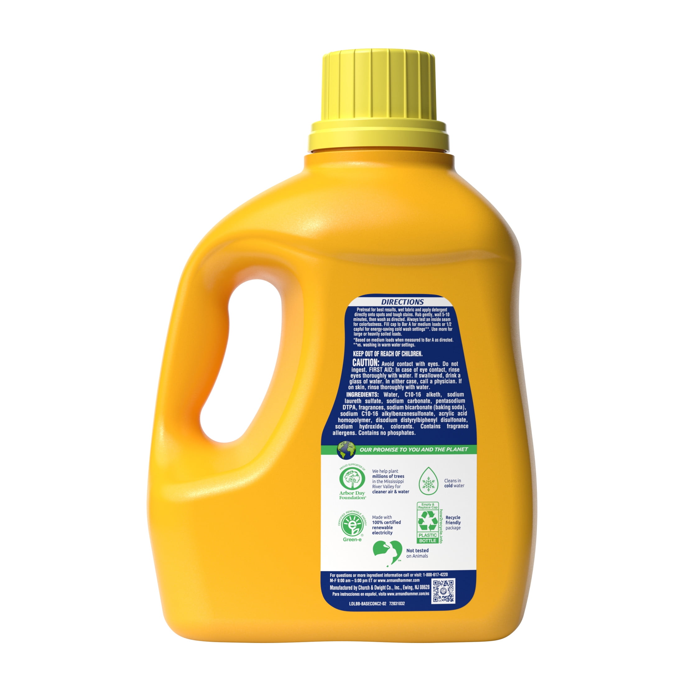 ARM & HAMMER Clean Burst Liquid Laundry Detergent (110 fl oz) t0s2q
