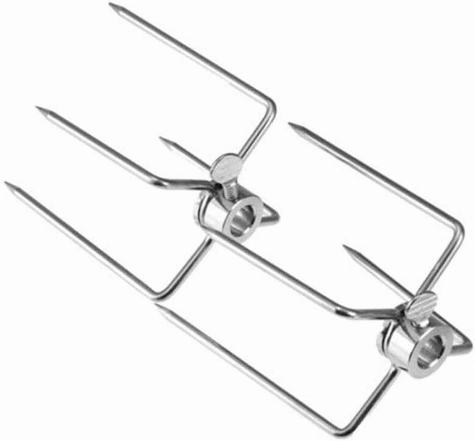 Generic Electric Barbecue Rotisserie Kit (360° Rotatable, Adjustable Stainless Steel Grill Rack, 15.43 lb Capacity) dv6v2