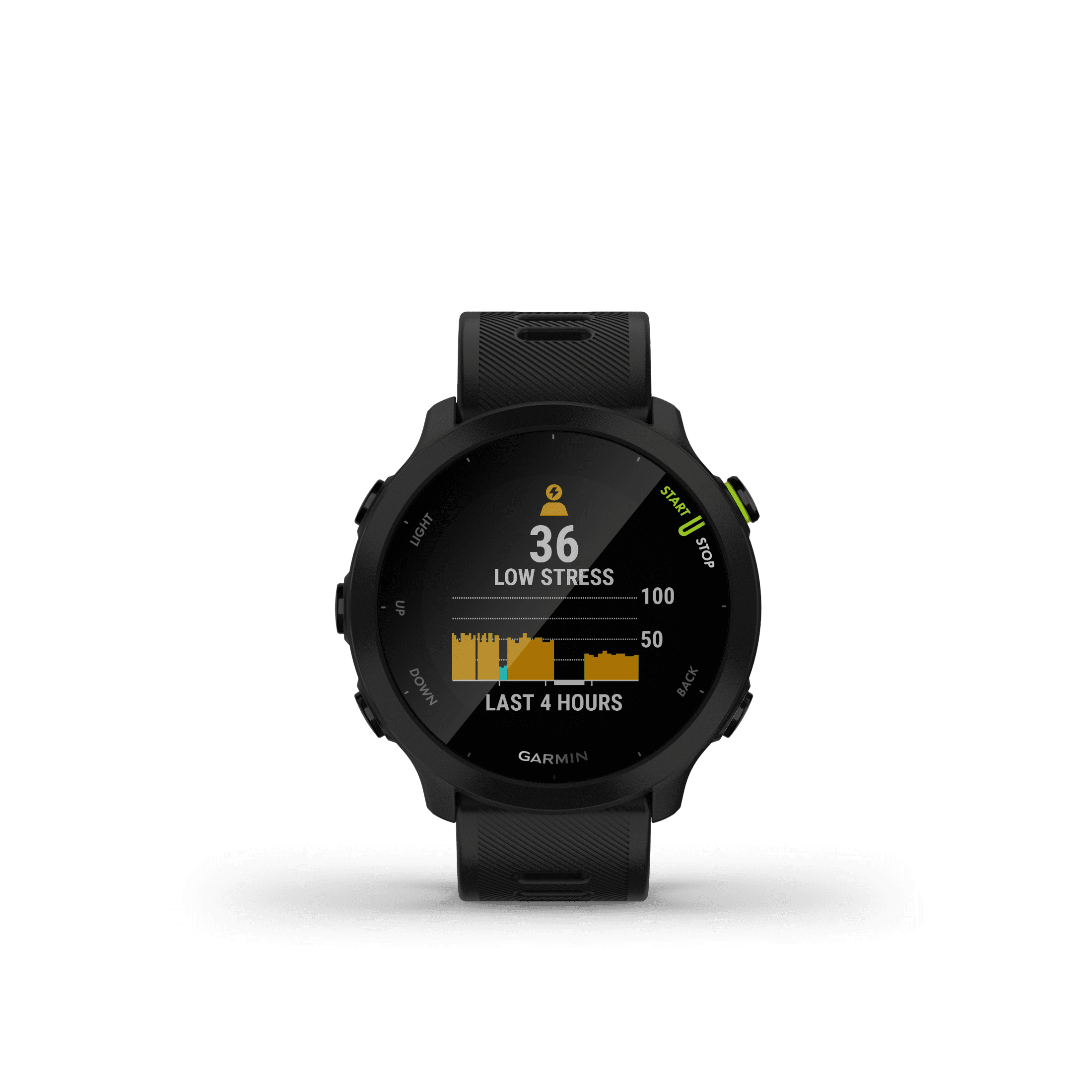 Garmin Forerunner 55 GPS Running Watch with Daily Suggested Workouts and Heart Rate Tracking (Black) 1tnve