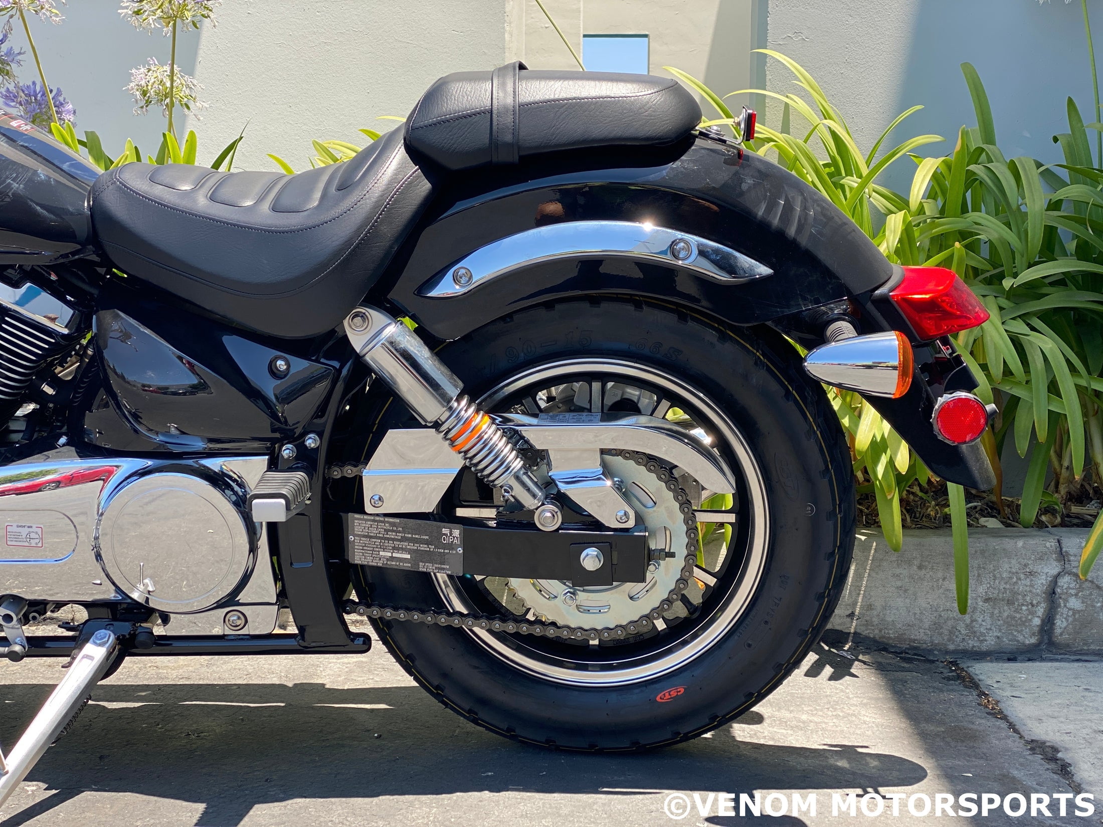 Venom Motorsports Lifan Lycan 250cc V-Twin Chopper Motorcycle (Black, 250cc) 36yce