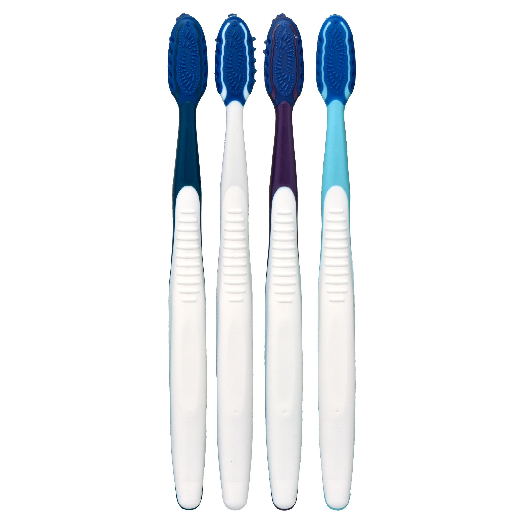 Oral-B Pro-Clean CrossAction Manual Toothbrush, Soft Bristles, Plaque Removal (Assorted Colors, 4 Count) 4d7qh
