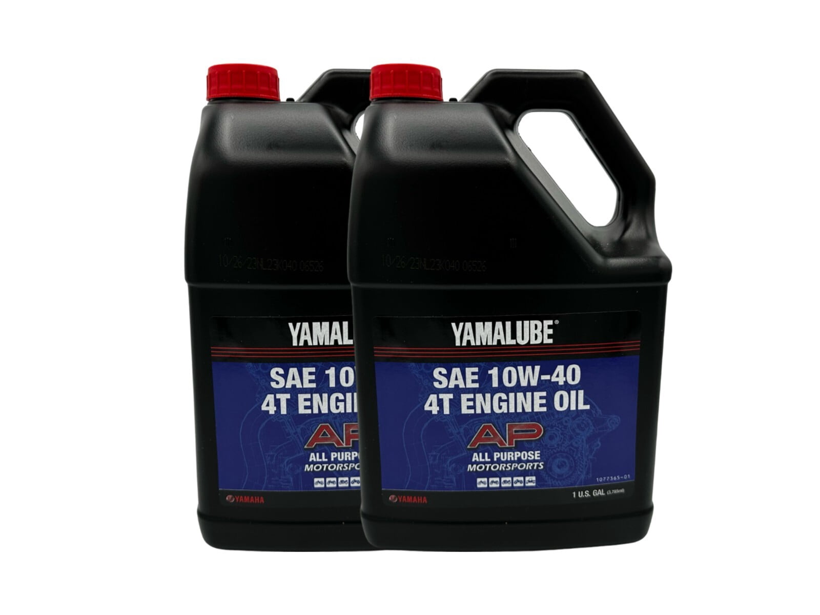 Yamaha OEM All Purpose Performance 4-Stroke Engine Oil (1 qt, 2-Pack) bwwyc