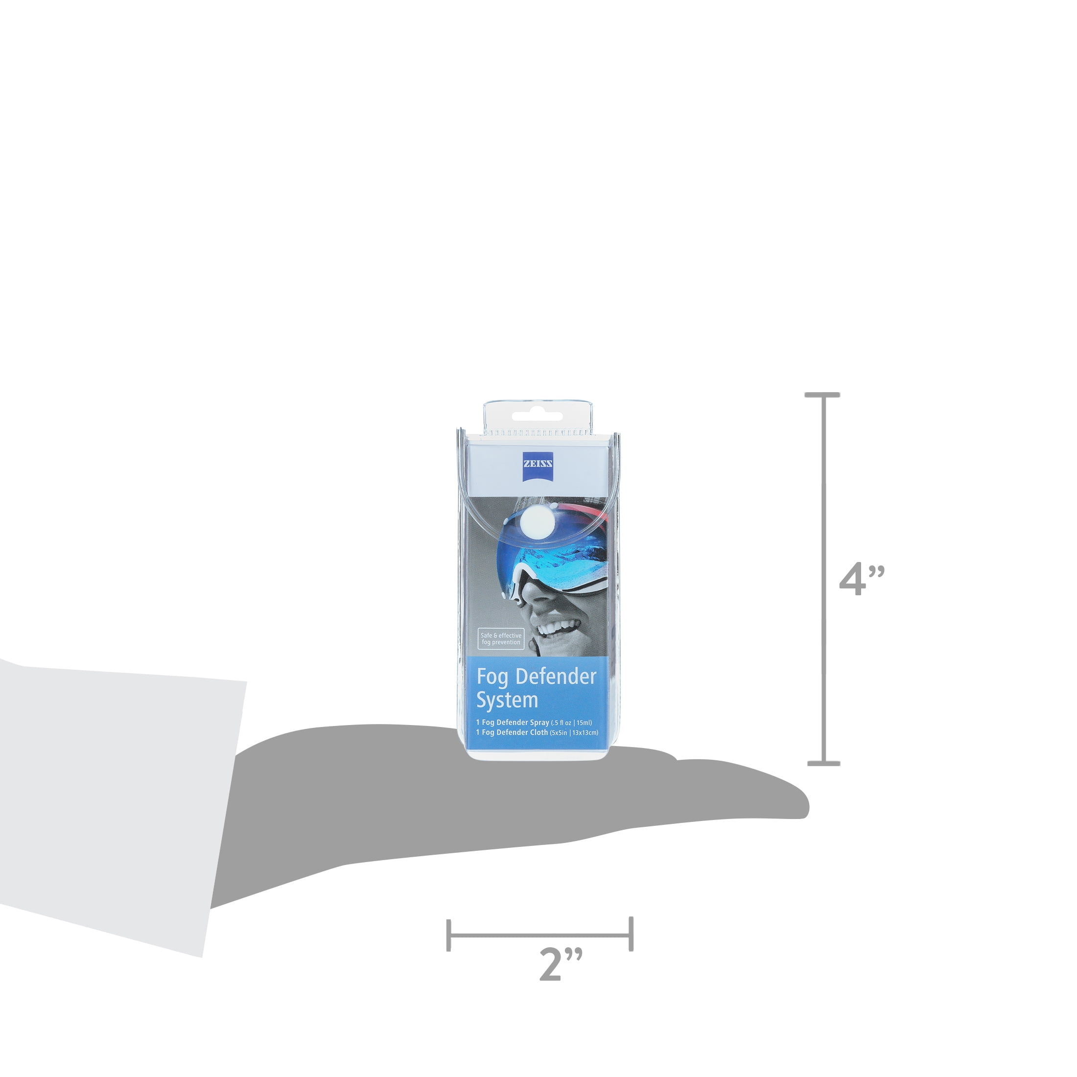 ZEISS Fog Defender System Anti-Fog Lens Spray Kit (Clear, 0.5 fl oz) 6948b