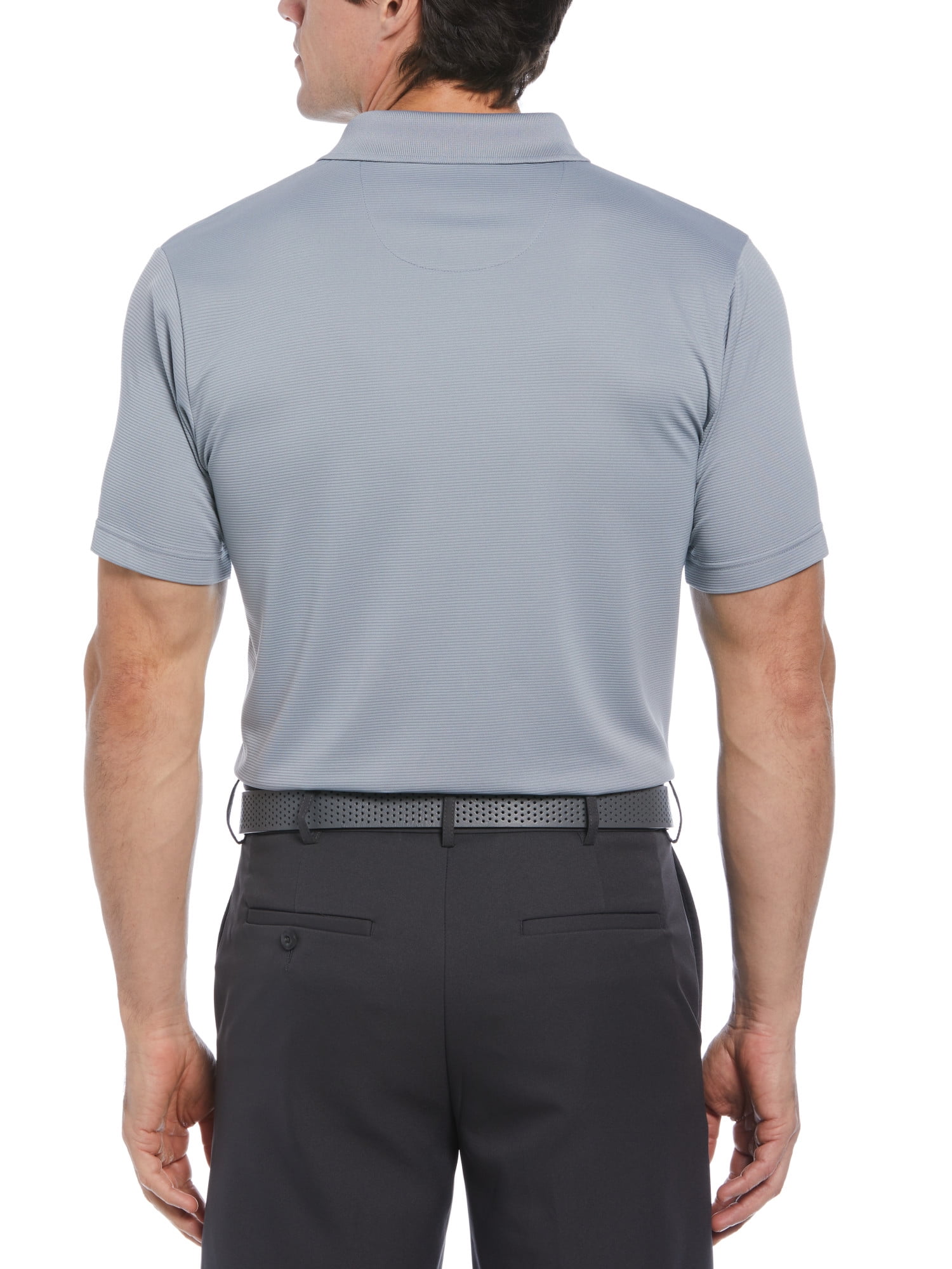 Ben Hogan Men's Performance Short Sleeve Polo Shirt Moisture-Wicking Golf Top (Grey, S) fnv74