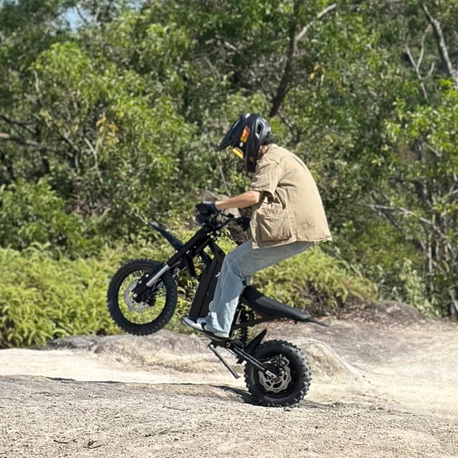 Freego X0 Electric Mountain Bike, High-Performance Off-Road E-Bike with 3600W Motor (Black, 60V 23Ah Battery) ua03g