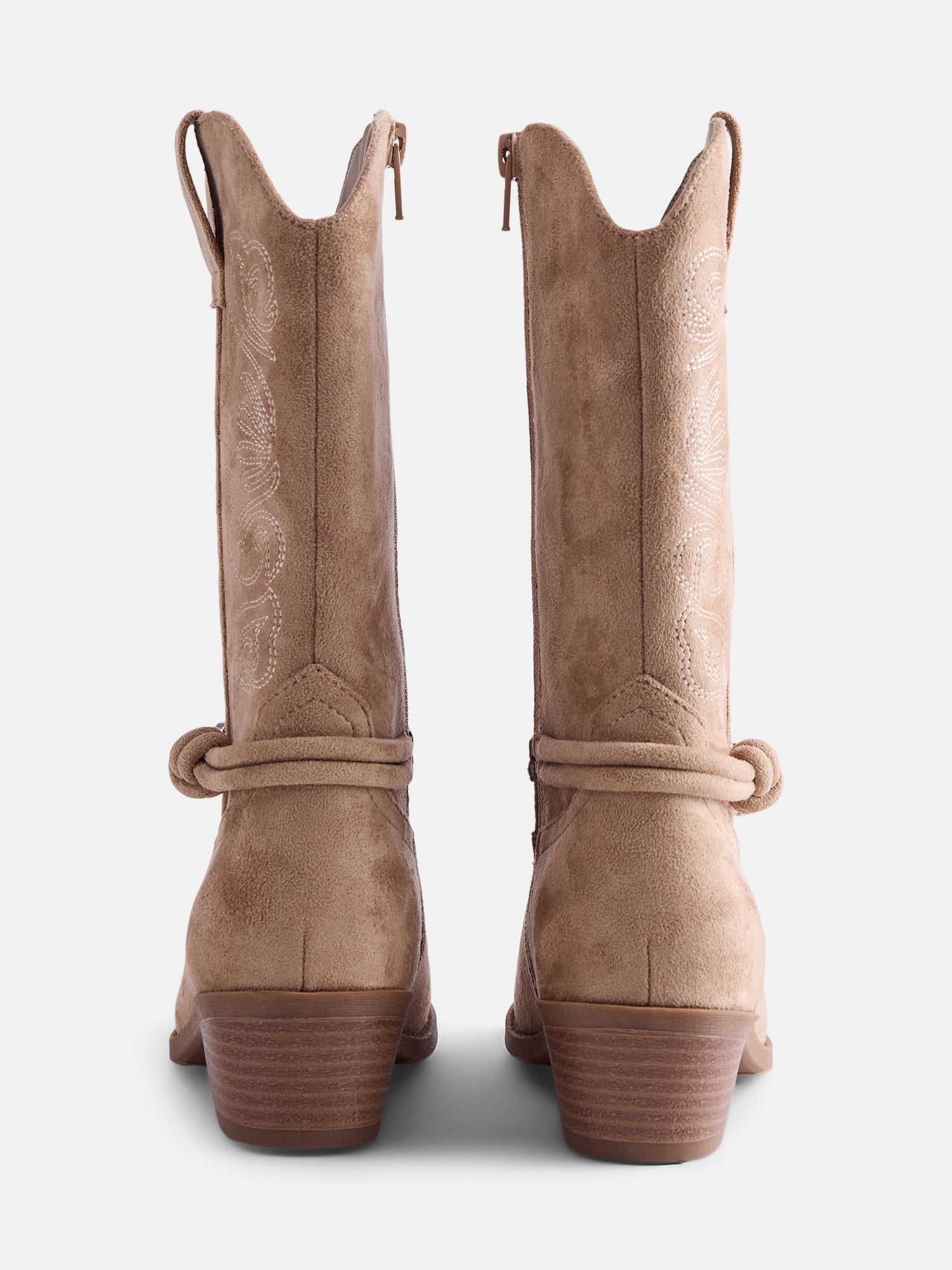 Madden NYC Girl’s Embroidered Western Cowgirl Boots with Charm Embellishments (Medium Width) alcm1