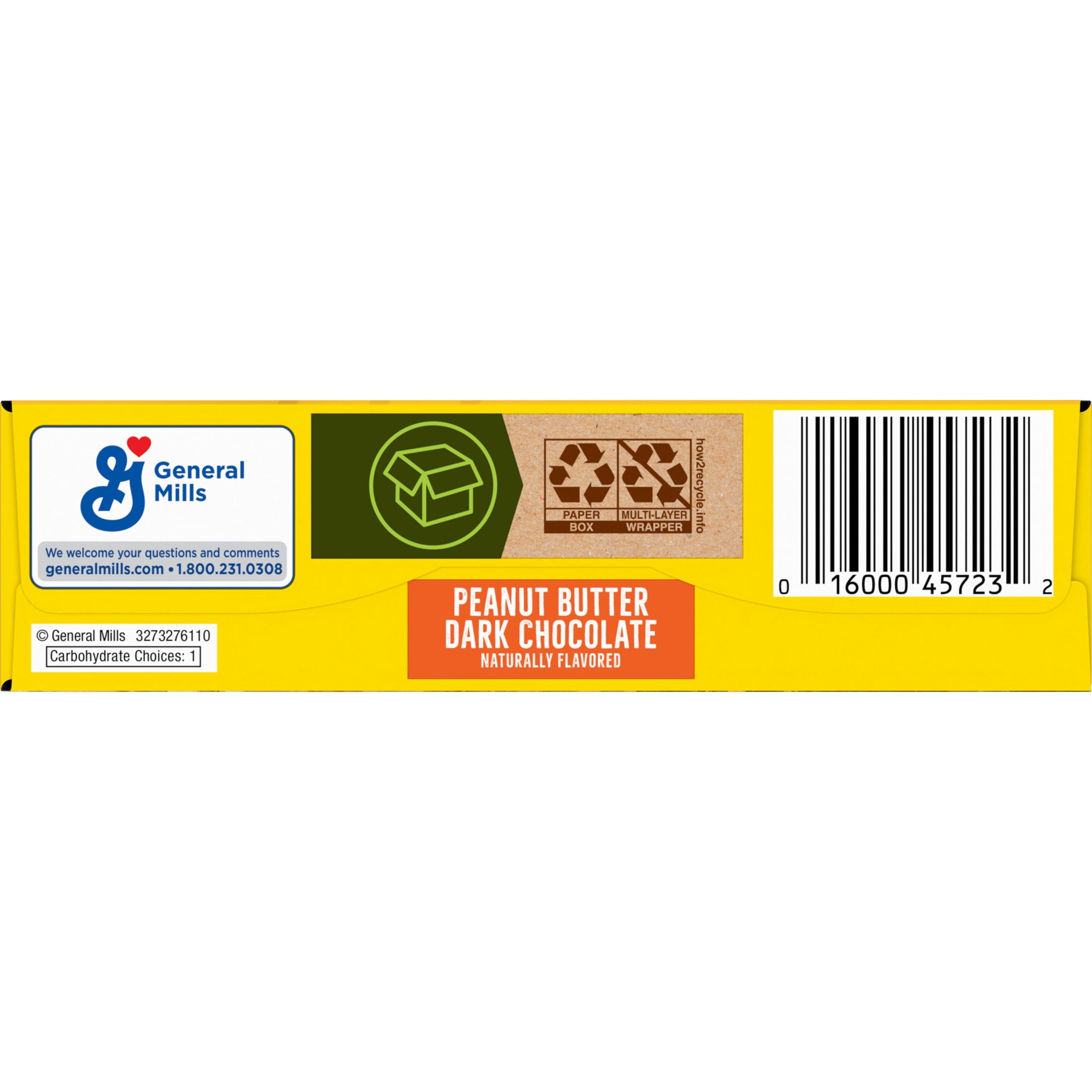 Nature Valley Protein Chewy Snack Bars, Peanut Butter Dark Chocolate (5 Bars, 7.1 oz) yl0fi