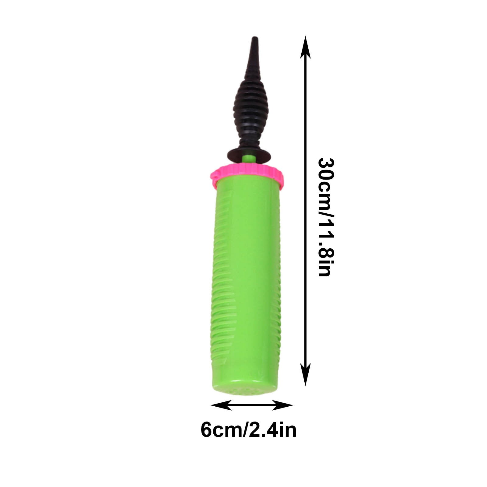 Zenithome Dual-Action Manual Balloon Pump Ergonomic Handheld Inflator for Parties and Crafts (Green, 4.92 in x 0.79 in) xle3u