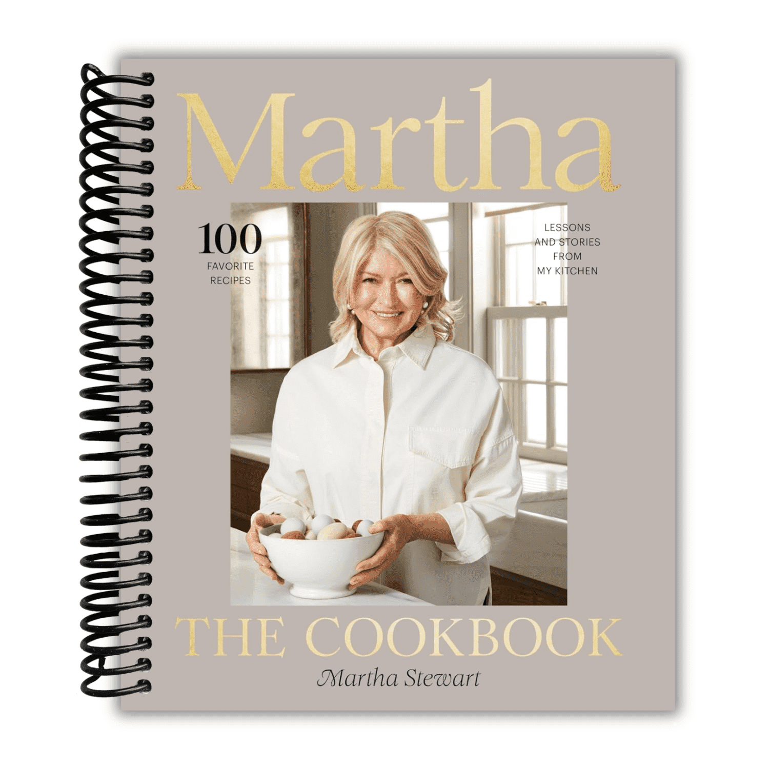 Martha Stewart The Cookbook: 100 Favorite Recipes with Kitchen Lessons and Stories (Spiral Bound) mu9qa