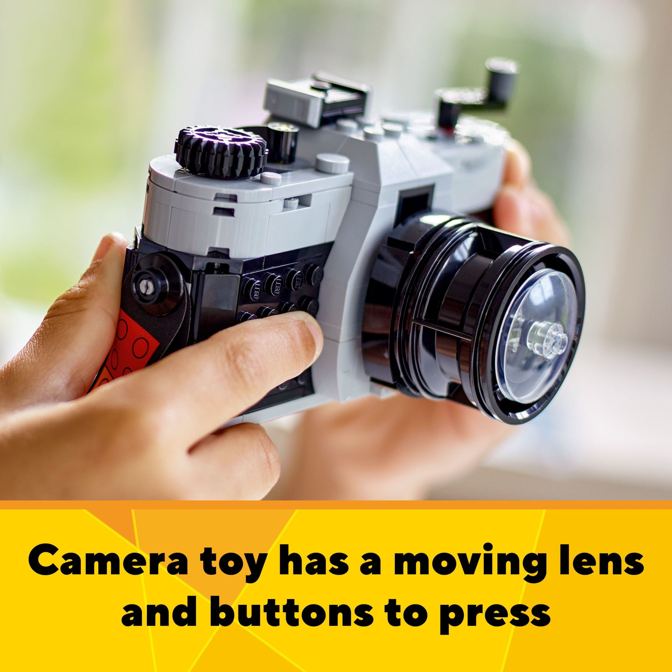 LEGO Creator 3-in-1 Retro Camera Building Set with Retro Video Camera and TV Models (261 Pieces) pqeq5