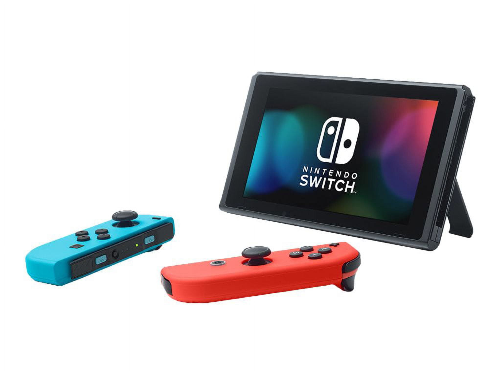 Nintendo Switch Gaming Console with Neon Blue and Neon Red Joy-Con (Standard Edition) nz29u
