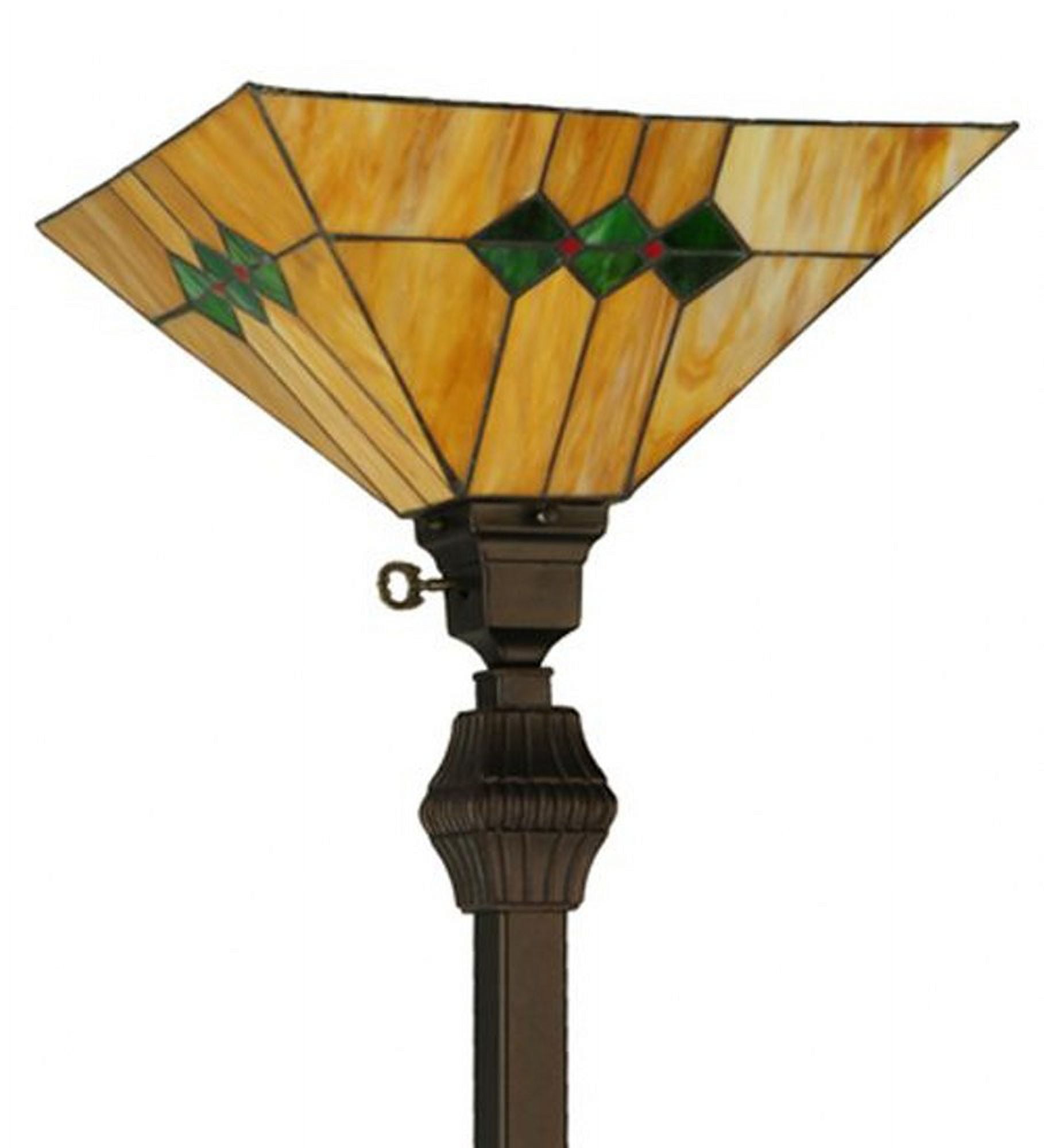 Meyda Martini Mission Torchiere Floor Lamp (Orange, 62 in. H) 0yet2 - Image 4