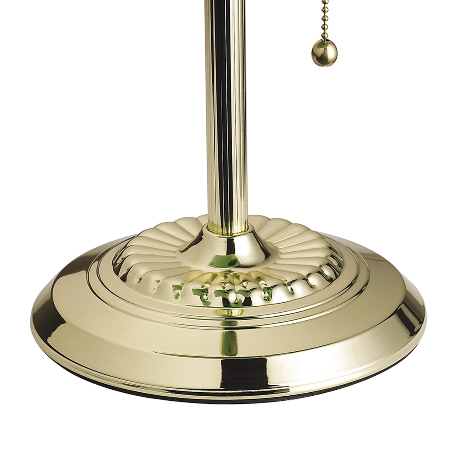Catalina Traditional Banker's Desk Lamp, Vintage Style with Pull Chain Switch (Green, 13.5 in) w28yb
