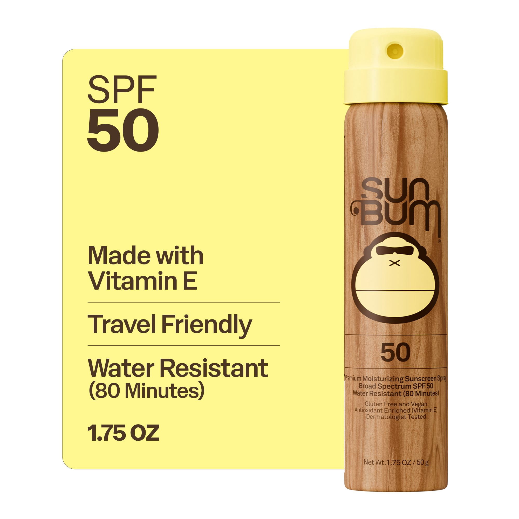 Sun Bum Moisturizing Sunscreen Spray (SPF 50, 1.75 oz) p94xi