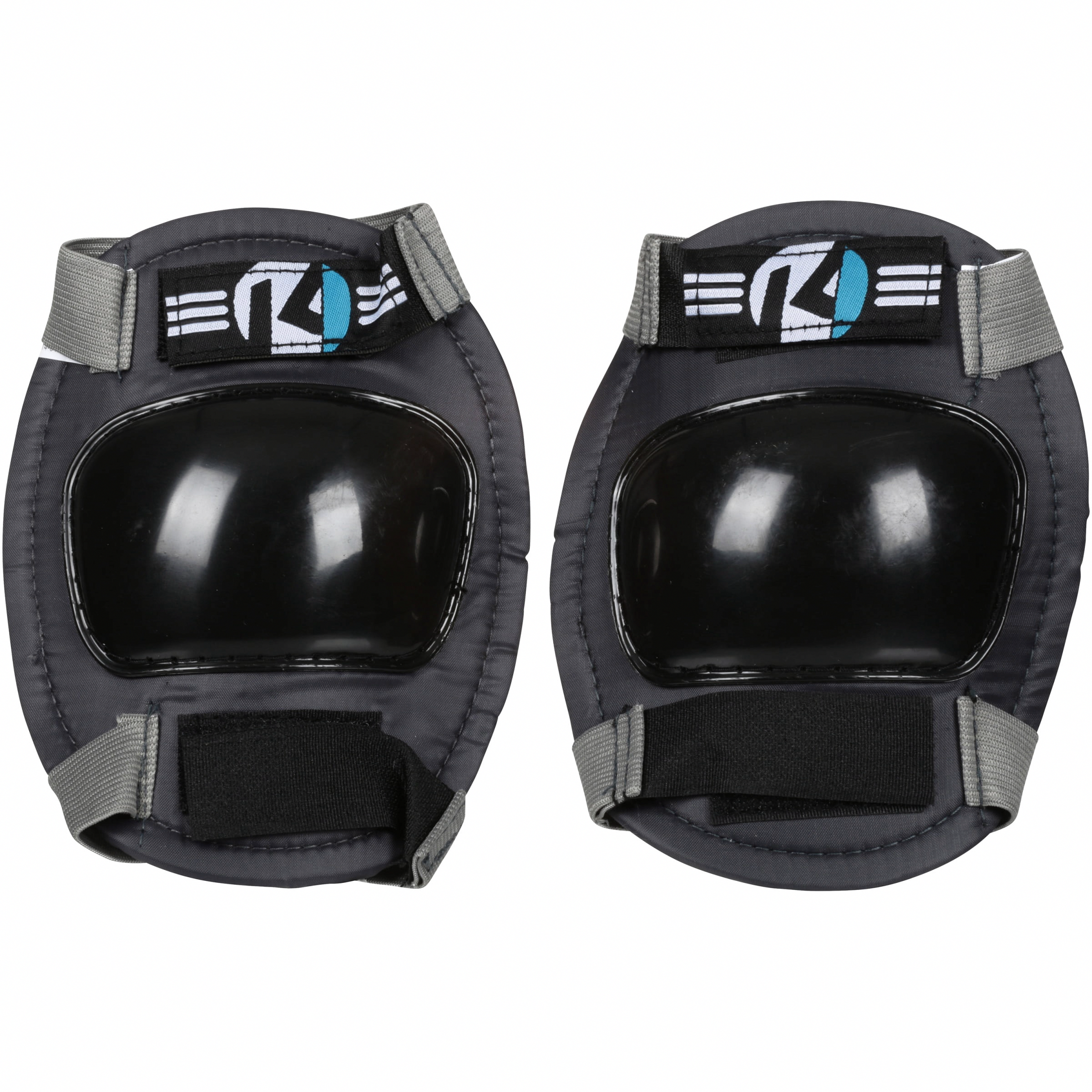 Kryptonics Youth 4-in-1 Protective Gear Set with Helmet (Grey, 21.25 in - 22.75 in) 5q0ws