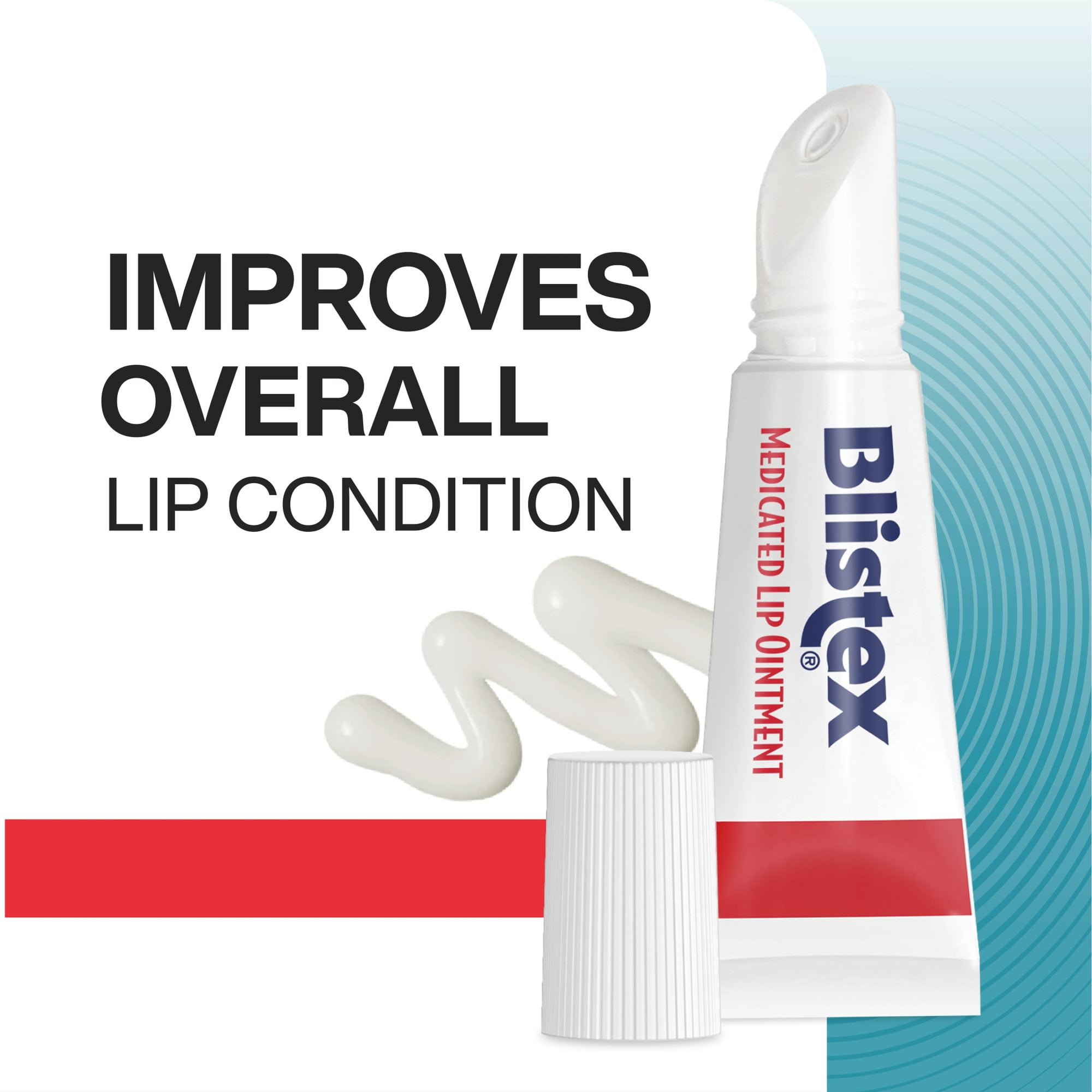 Blistex Medicated Lip Ointment Advanced Moisture Treatment for Dry Chapped Lips (Clear, 0.42 oz, 2 Pack) 33psv