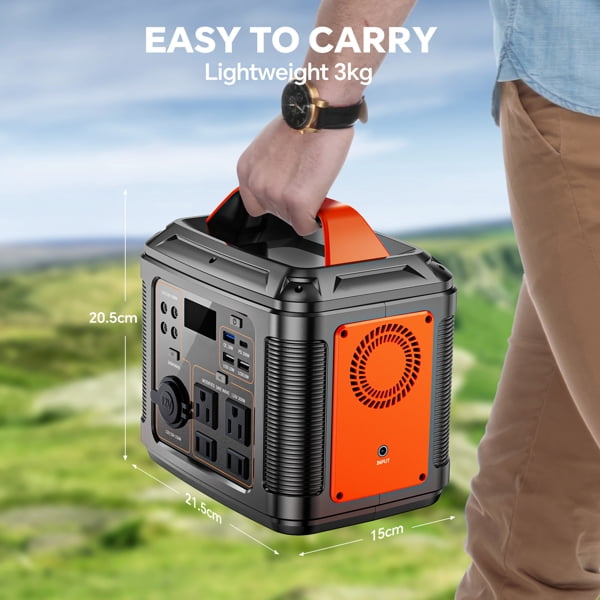 Powerbank Portable Power Station with 60W Solar Panel (Black, 296Wh) 9r75v - Image 5