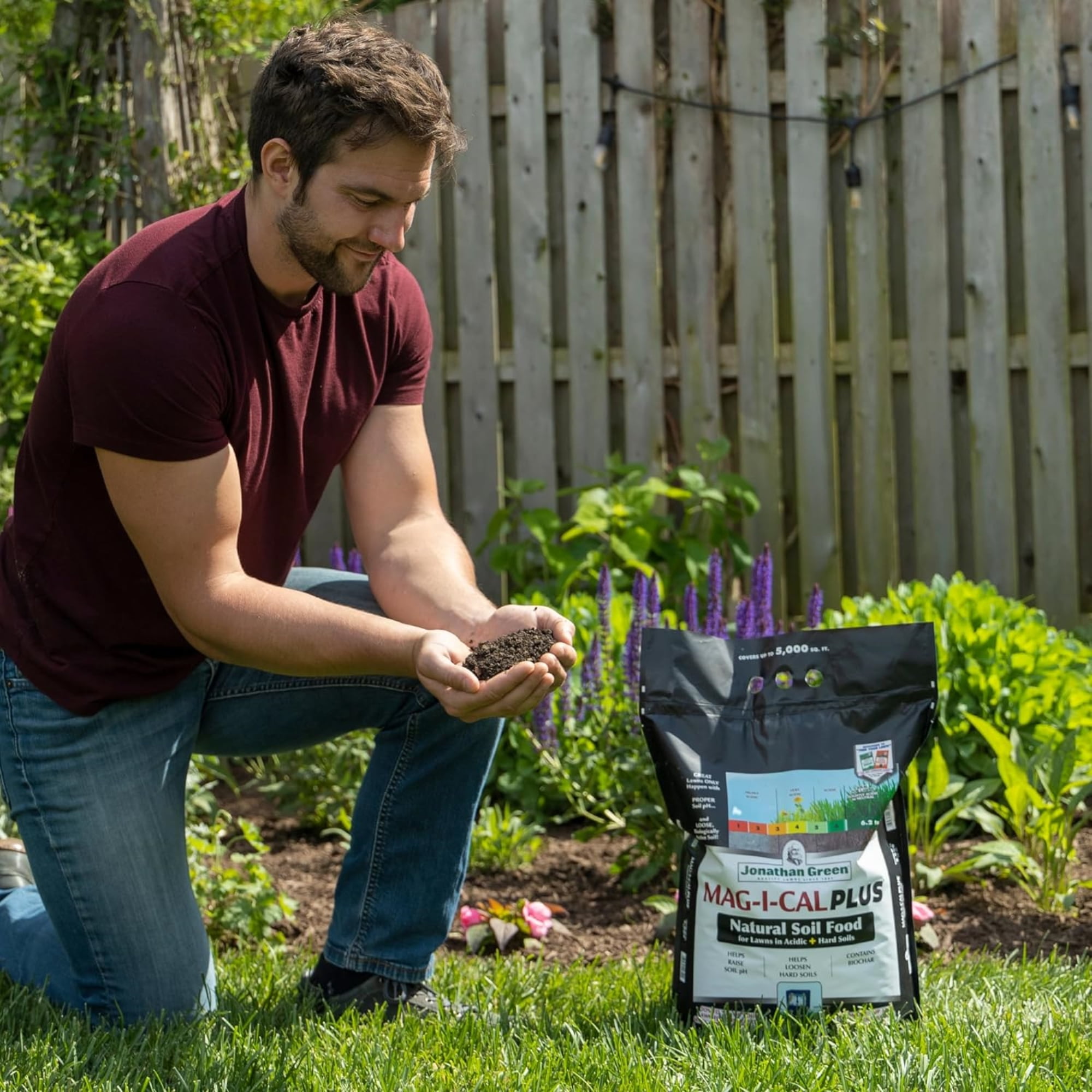 Jonathan Green Mag-I-Cal Plus Soil Food for Acidic Soil (Green, 15,000 sq ft) 17eoj