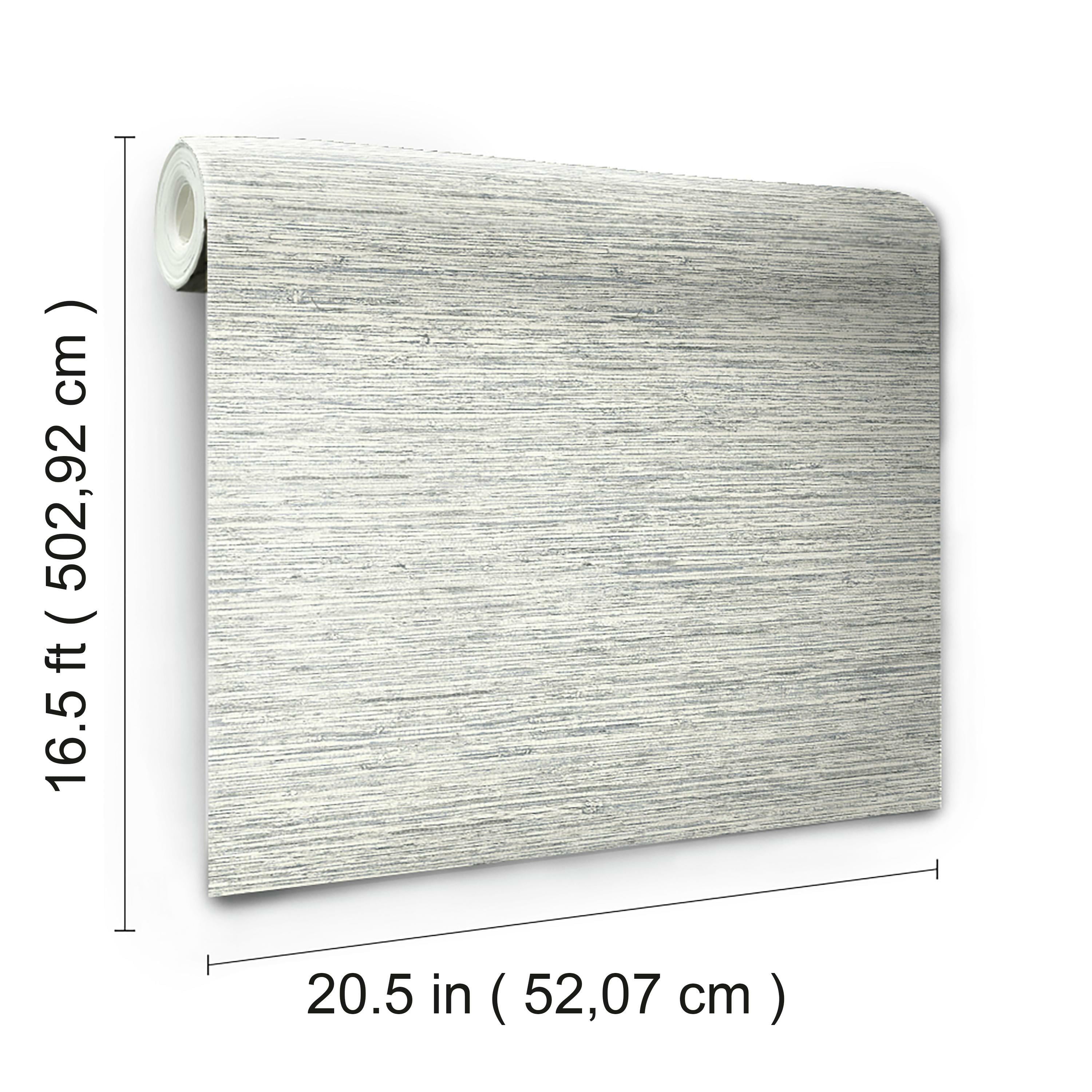 RoomMates Light Gray Grasscloth Peel and Stick Wallpaper (Light Gray, 20.5 in x 18 ft) rtj4f