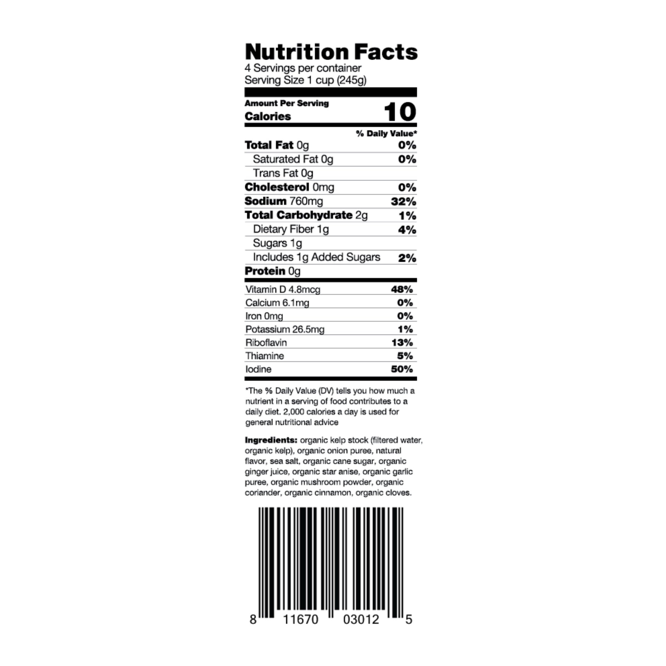 Ocean's Halo Organic Vegan Pho Broth (32 fl oz) wstze - Image 5