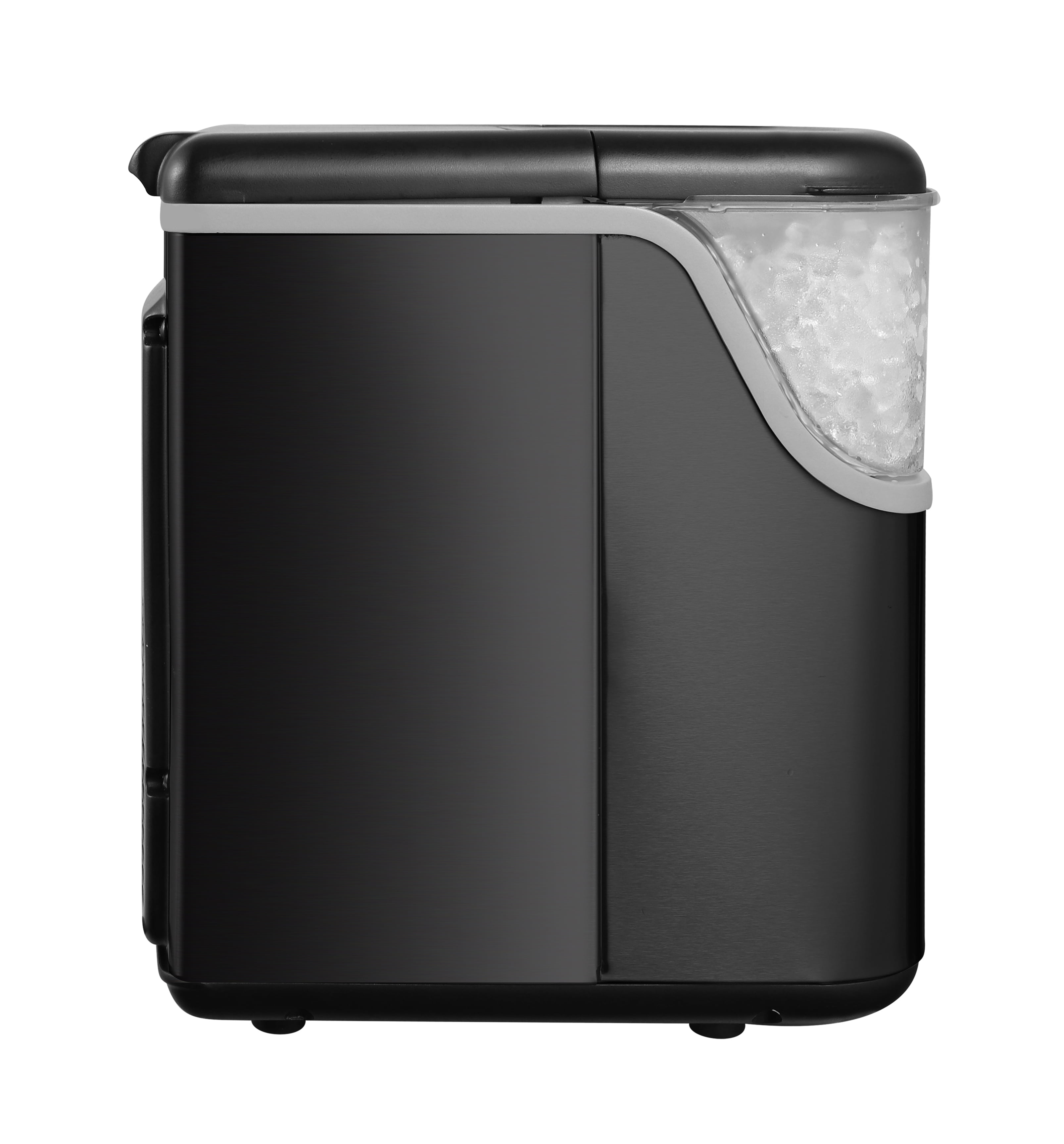 Frigidaire Countertop Nugget Ice Maker, Self-Cleaning Portable Ice Machine with Touch Controls (Black Stainless Steel, 33 lb Daily Capacity) kgs51