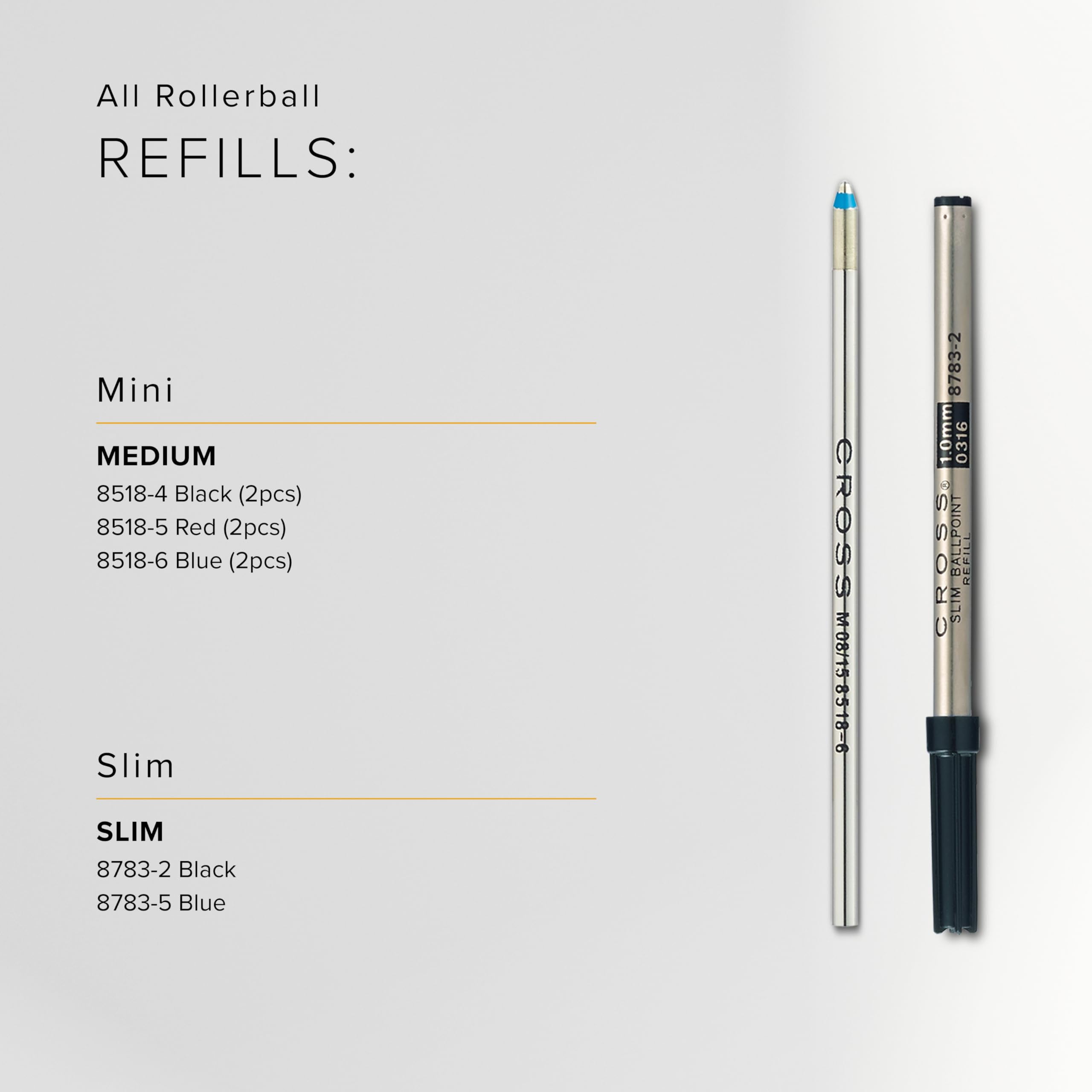 Cross Ballpoint Pen Refill (Black, Medium Point, 1 Pack) eig7k