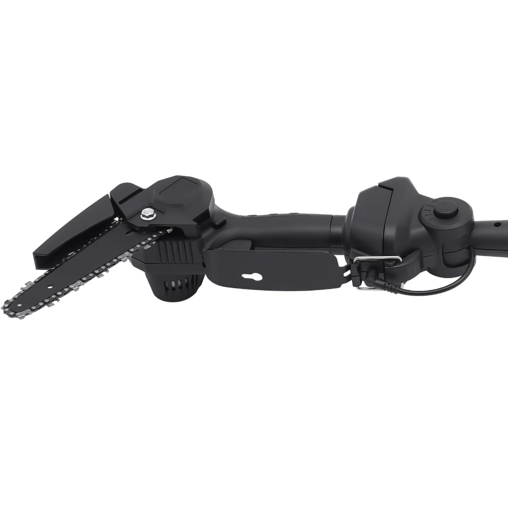 Generic Cordless Pole Saw 2-in-1 Electric Chainsaw with 13ft Reach and Adjustable Head (Black, 4.4 lb) qjbr5