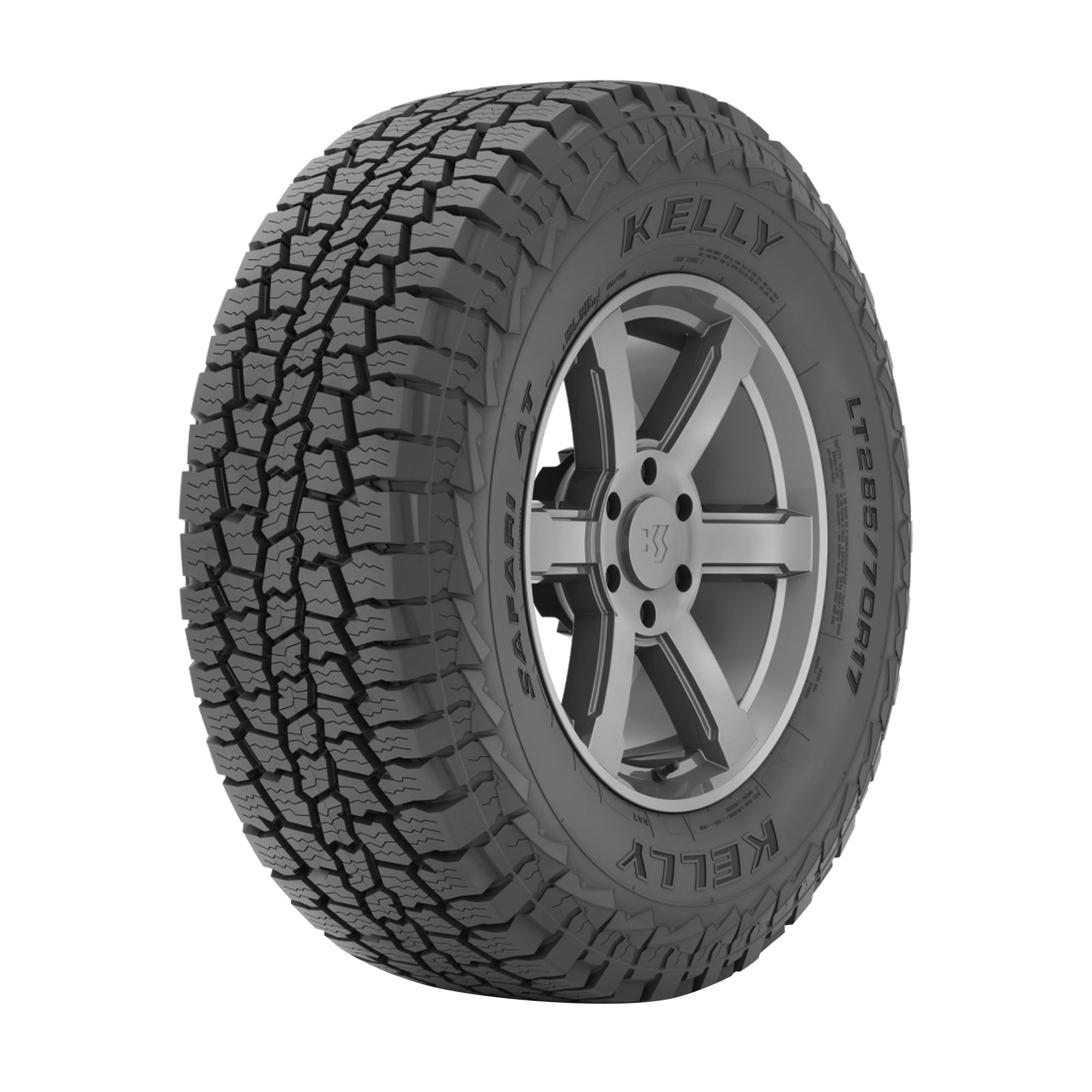 Kelly Safari AT All Terrain Light Truck Tire (LT265/75R16, Load Range E) rbqb6