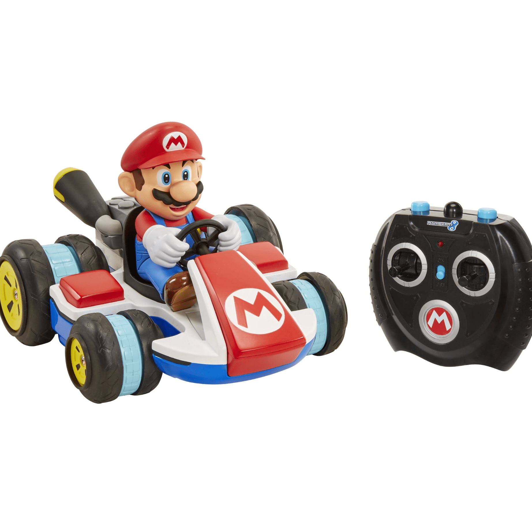 Nintendo Super Mario Radio Control Kart Anti-Gravity RC Vehicle (Red, 100 ft Range) 3kjx4