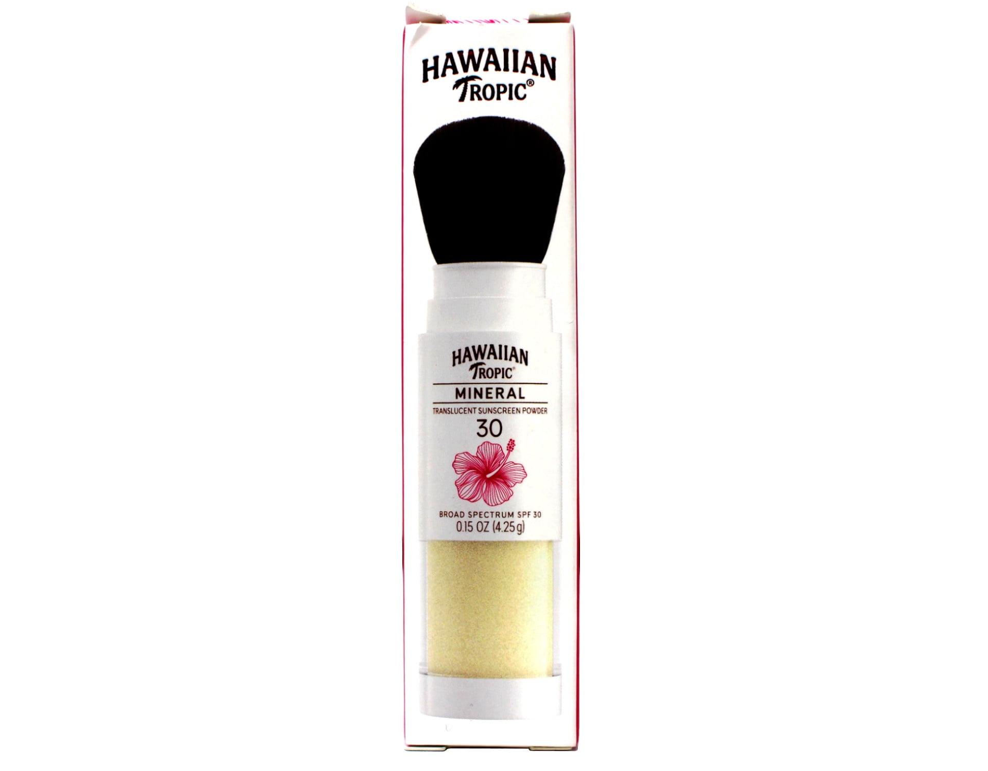 Hawaiian Tropic Mineral Sunscreen Powder Brush SPF 30 and Island Sport Lotion SPF 50 (0.15 oz, 8 fl oz) si5mi
