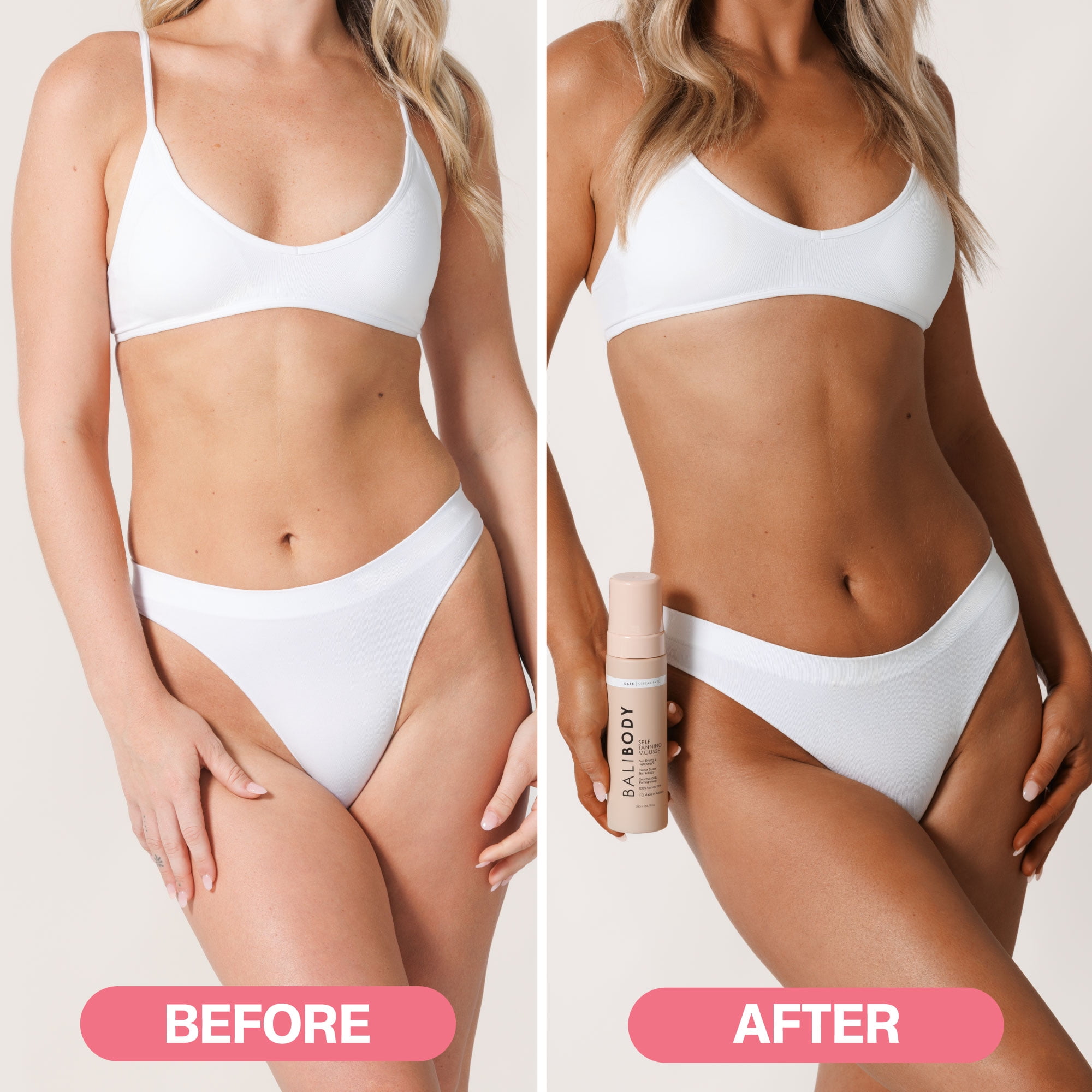 Bali Body Sunless Self Tanner Mousse (Dark, 5.07 fl oz) 7kt4a