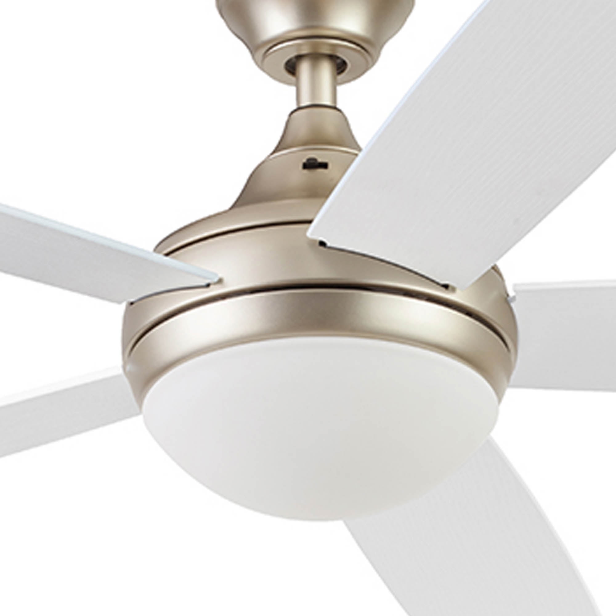 Prominence Home Ashby 52 in Ceiling Fan with LED Light and Remote Control (Soft Gold, 5 Blades) 6yta0