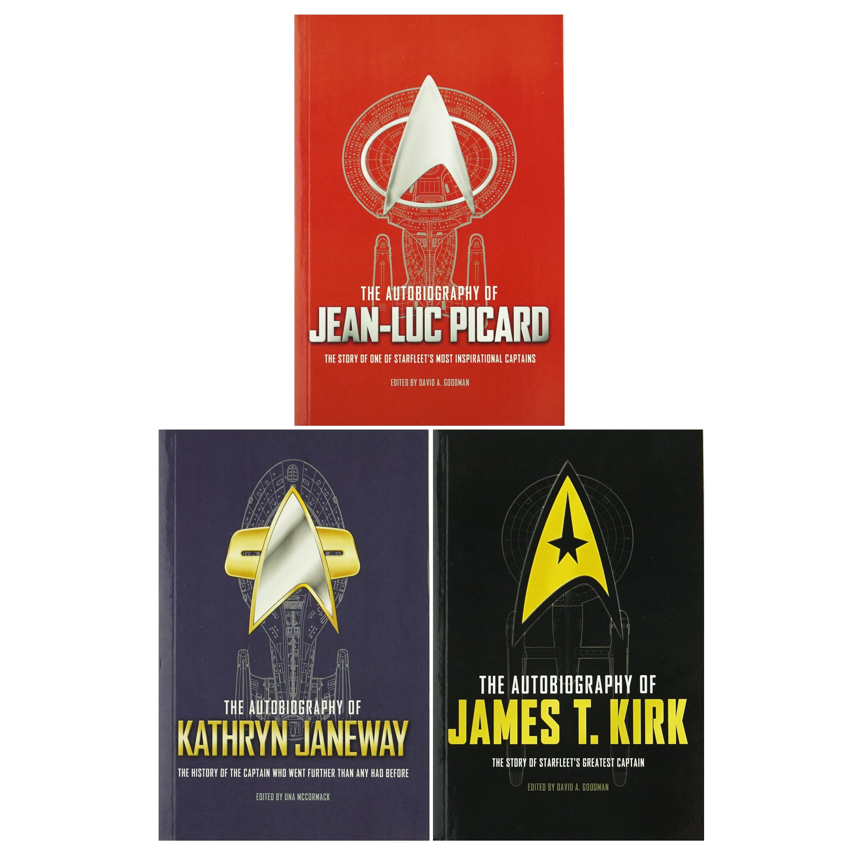 Una McCormack Star Trek Captains The Autobiographies Boxed Set (Paperback, 816 Pages) 74en8