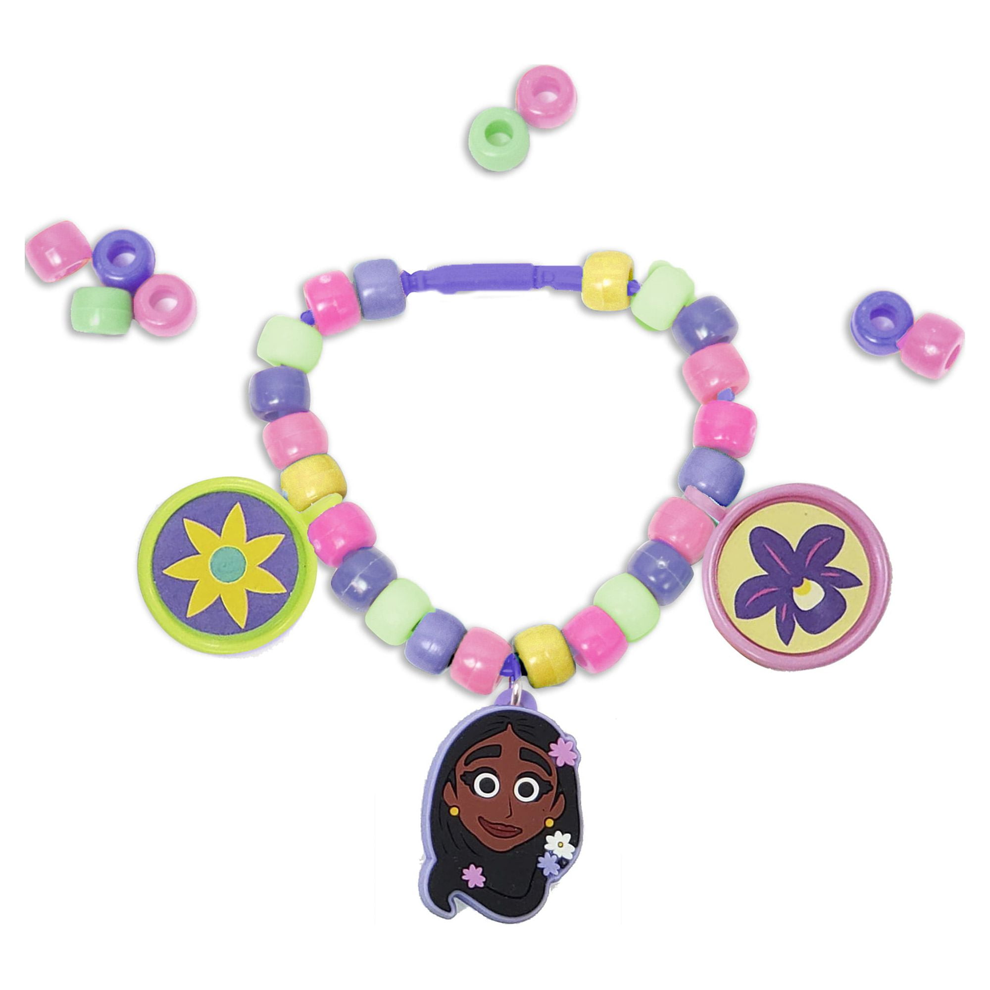 Disney Encanto Bead Bracelet DIY Jewelry Making Activity Kit (Multicolor, 1 Pack) kr1kt