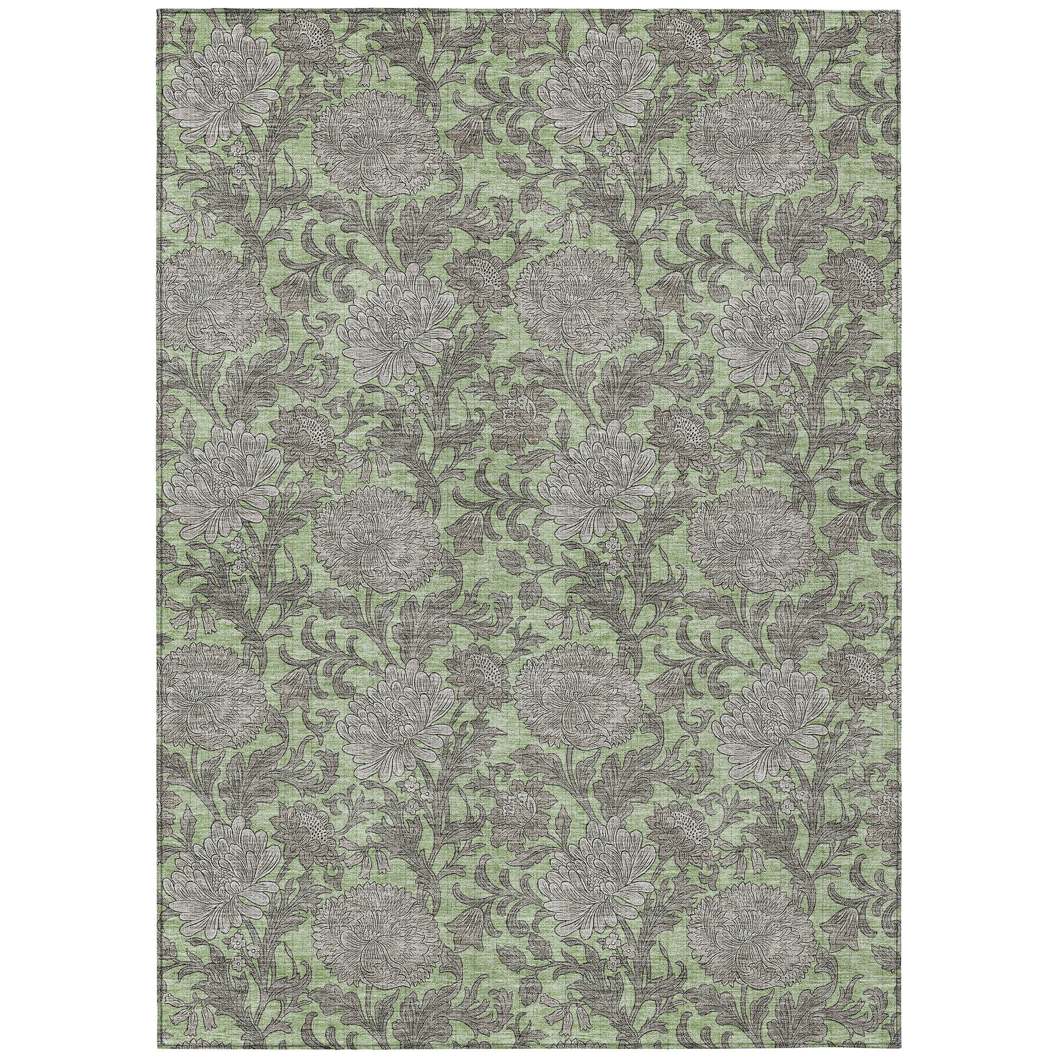 Addison Rugs Chantille Indoor/Outdoor Transitional Floral Area Rug (Aloe, 10 ft x 14 ft) d8cag