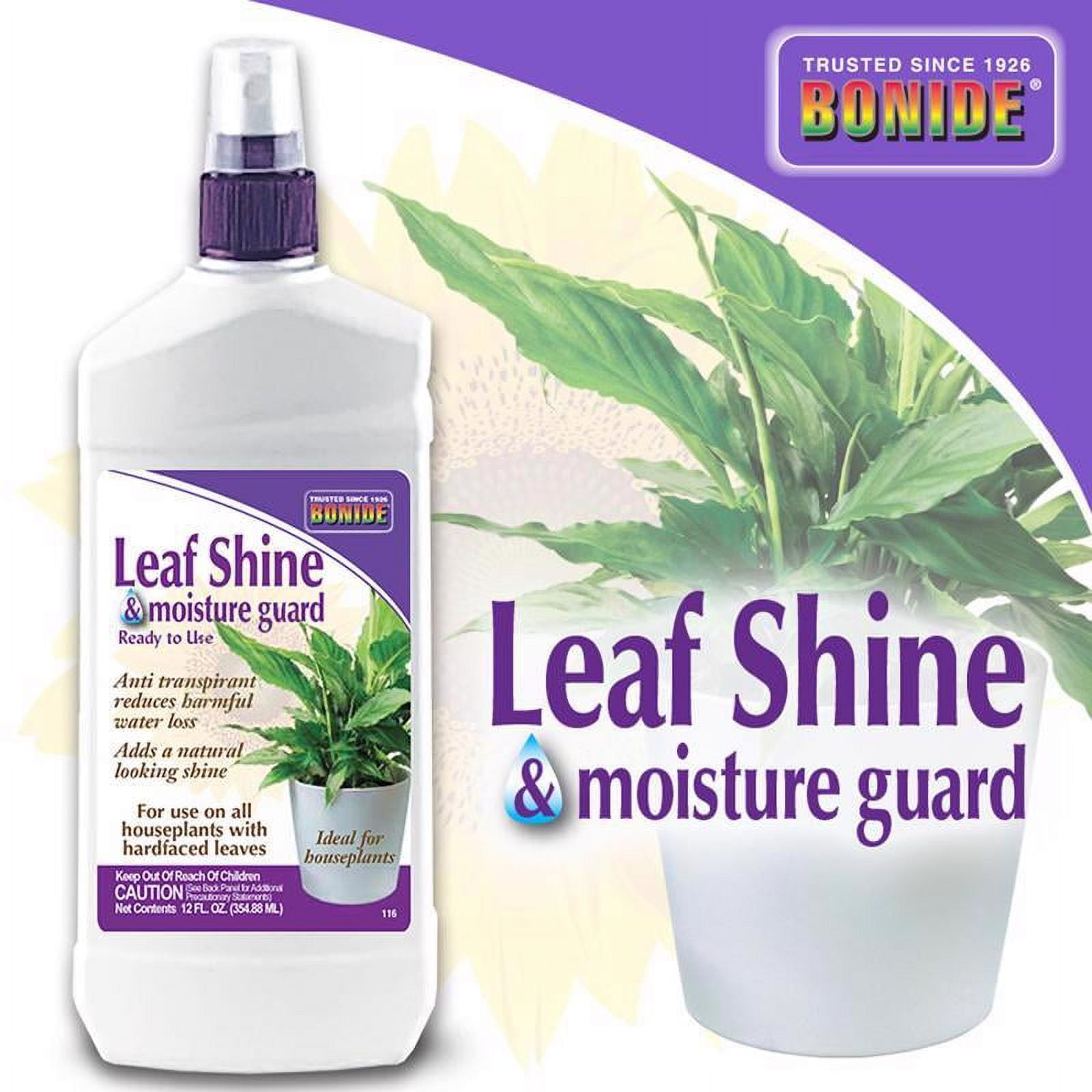 BONIDE Leaf Shine Plant Polish Spray for Artificial Foliage (12 oz) im0uh