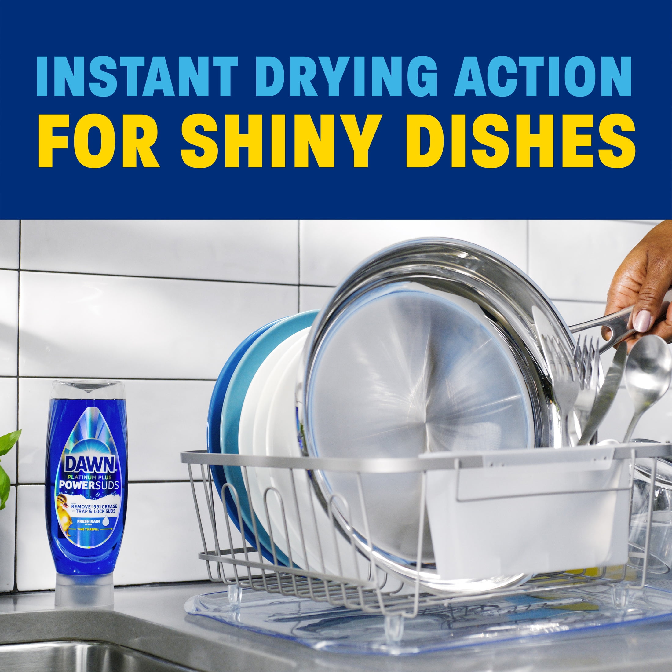 Dawn Platinum Plus Dishwashing Liquid Soap (Grease-Removing Formula, 13.6 oz) hdn87