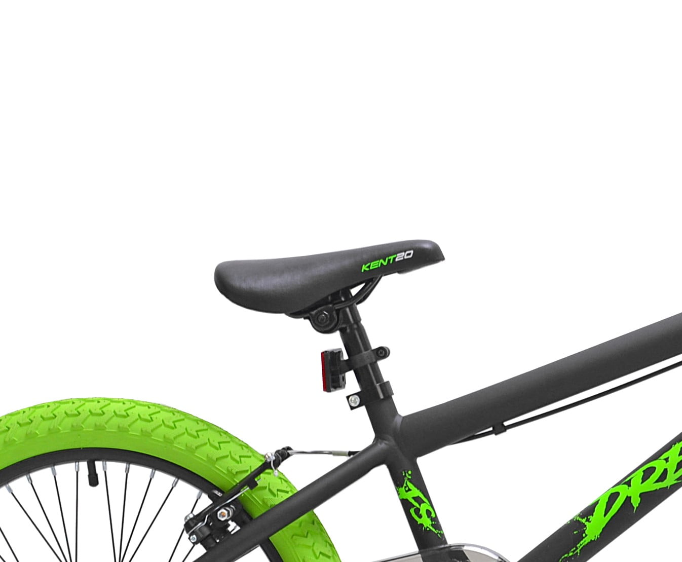 Kent Bicycles Dread BMX Freestyle Bike (Green/Black, 20 in) hyagd