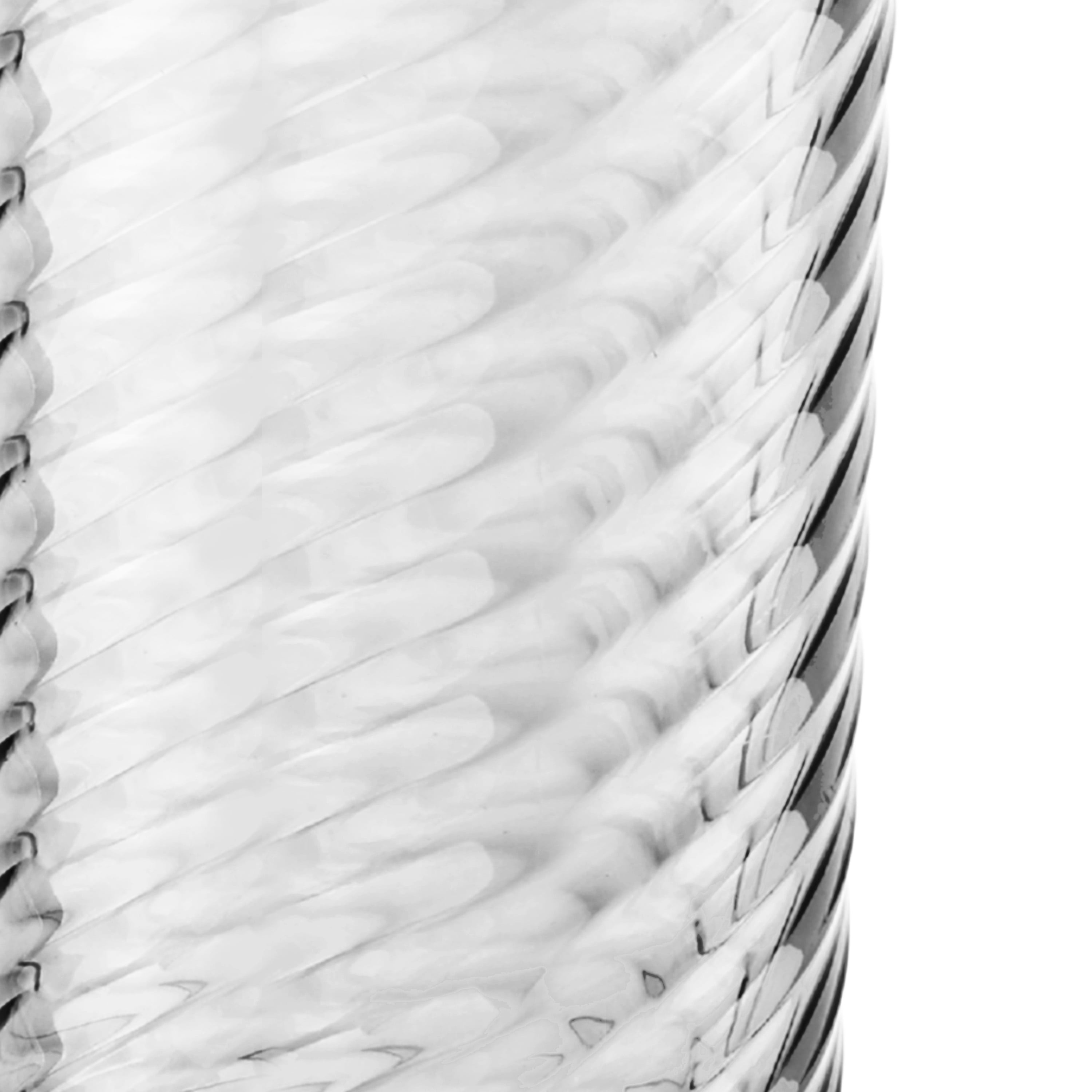 Beautiful Tritan Swirl Texture Sipper Tumbler with Lid and Straw (Clear, 21 fl oz) 9zxbn
