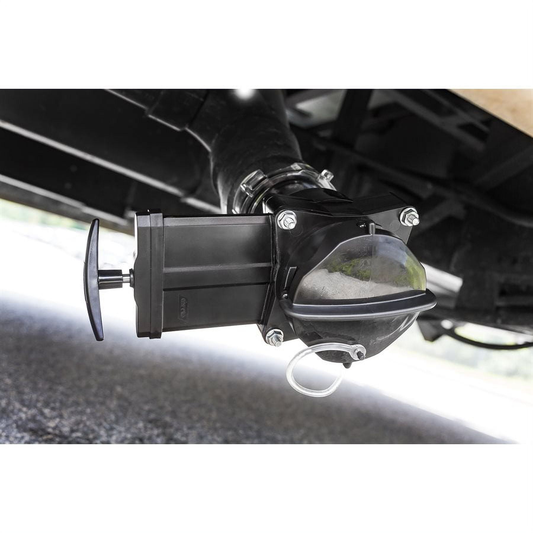 Camco RV Gate Valve Replacement for Sewer Systems (Black and Clear, 3 in) yegsg