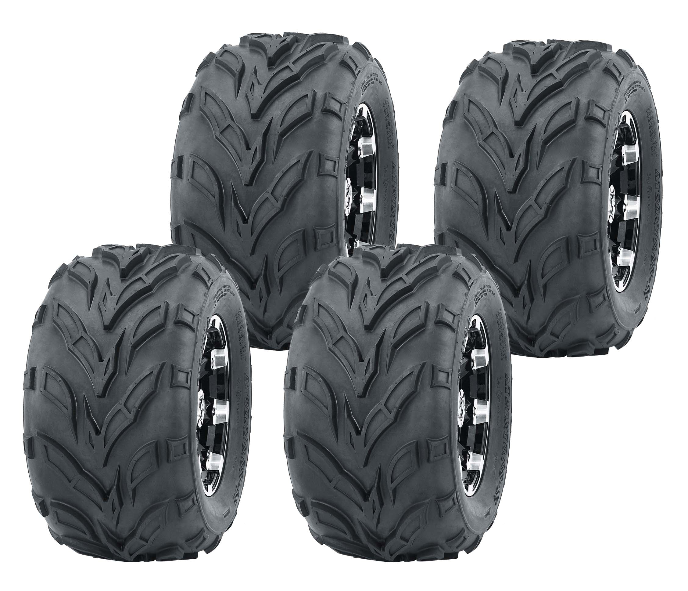 Wanda Go-Kart Tires (145/70-6, Set of 4) Heavy-Duty All-Terrain Replacement Tires g9292
