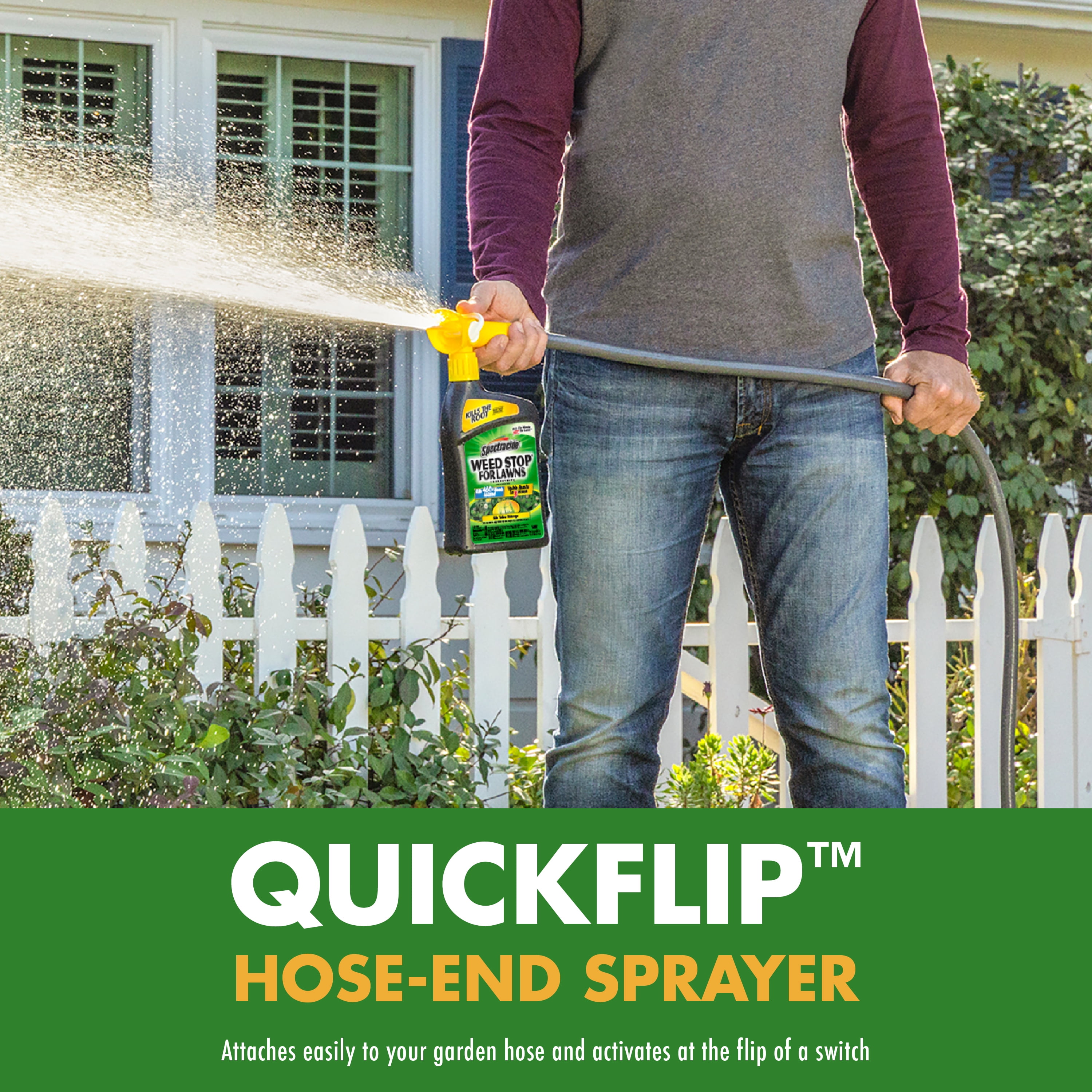 Spectracide Weed Stop for Lawns Ready-to-Spray Concentrate (32 oz) 7la8u