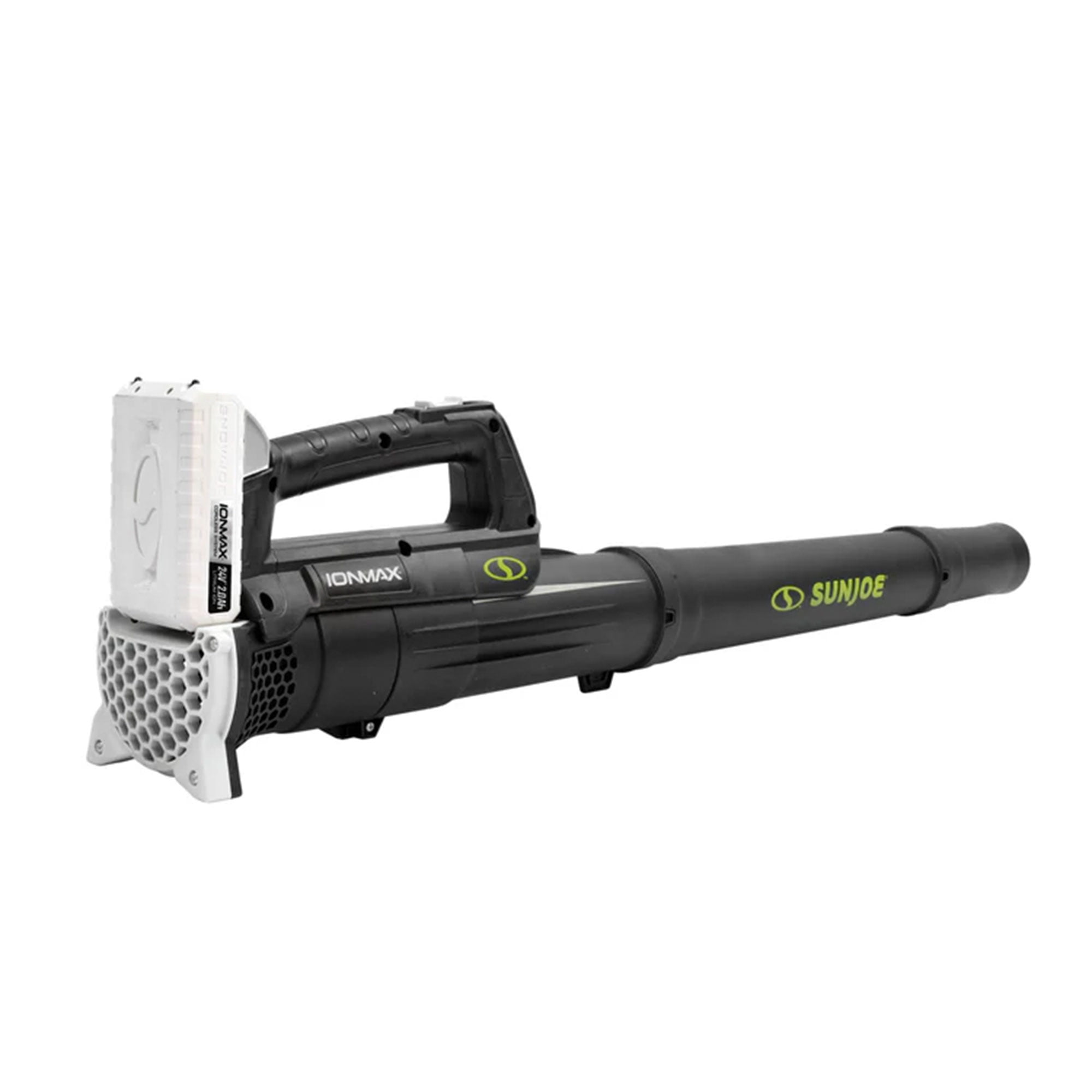 Sun Joe 24V Cordless Jet Leaf Blower Compact Turbine with Battery (Black, 5.4 lb) nwzc4