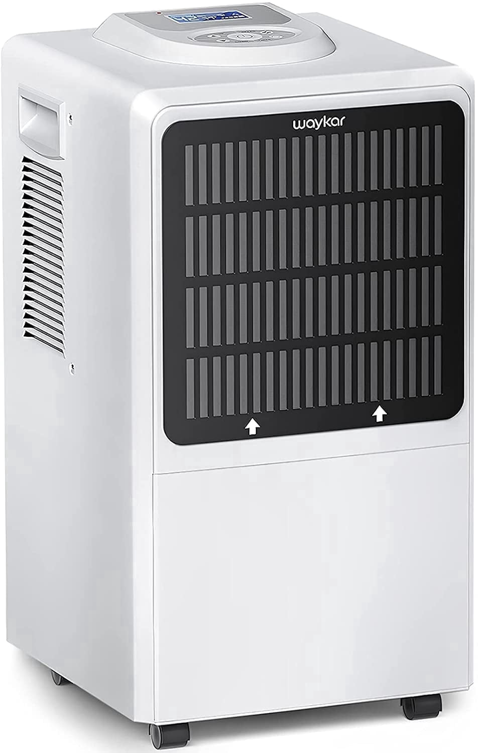 Waykar Commercial Dehumidifier for Large Basements and Crawl Spaces, High-Capacity Moisture Removal (White, 130 Pint) vempa