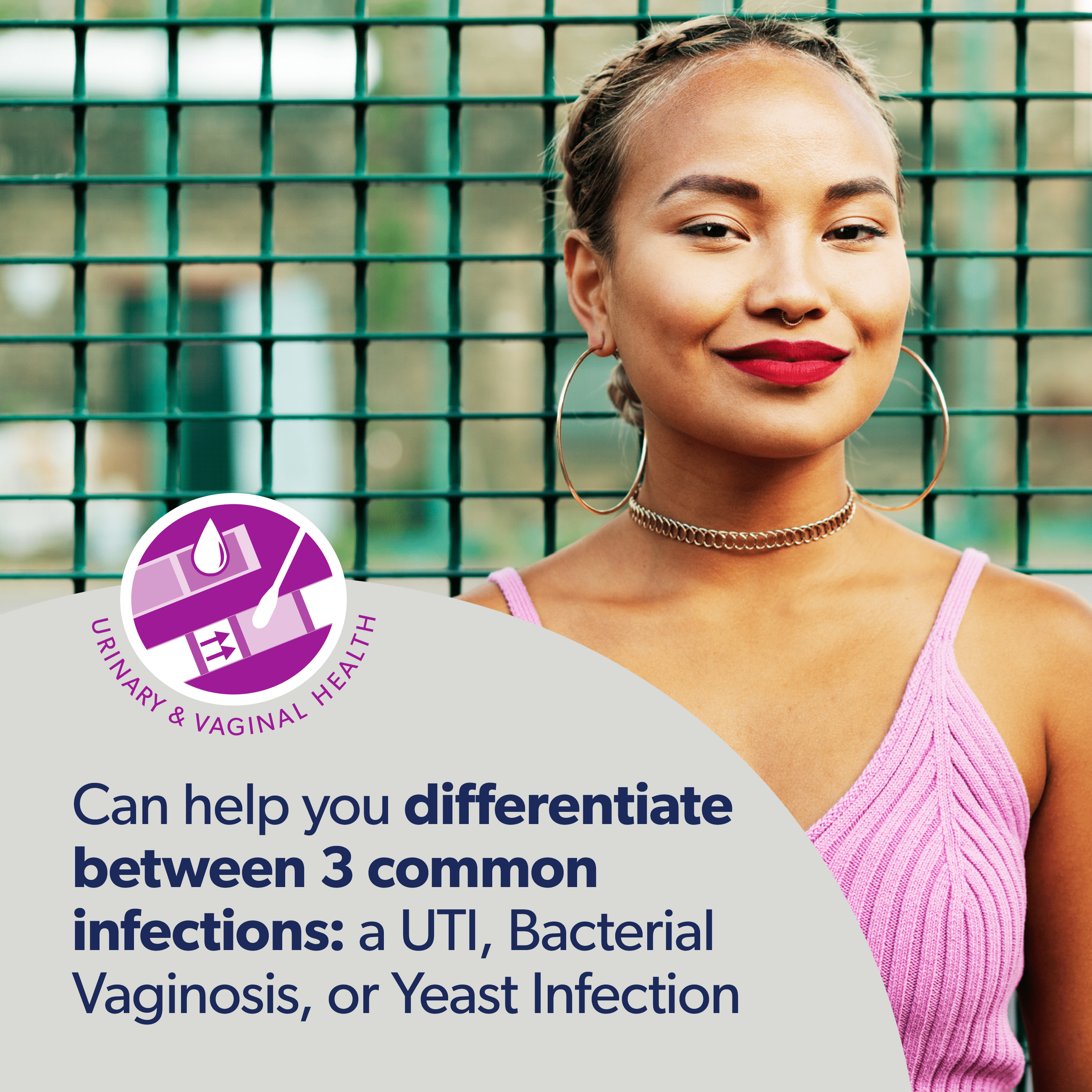 AZO Dual Pack UTI & Vaginal pH At-Home Test Kit (2 Tests) n3kka